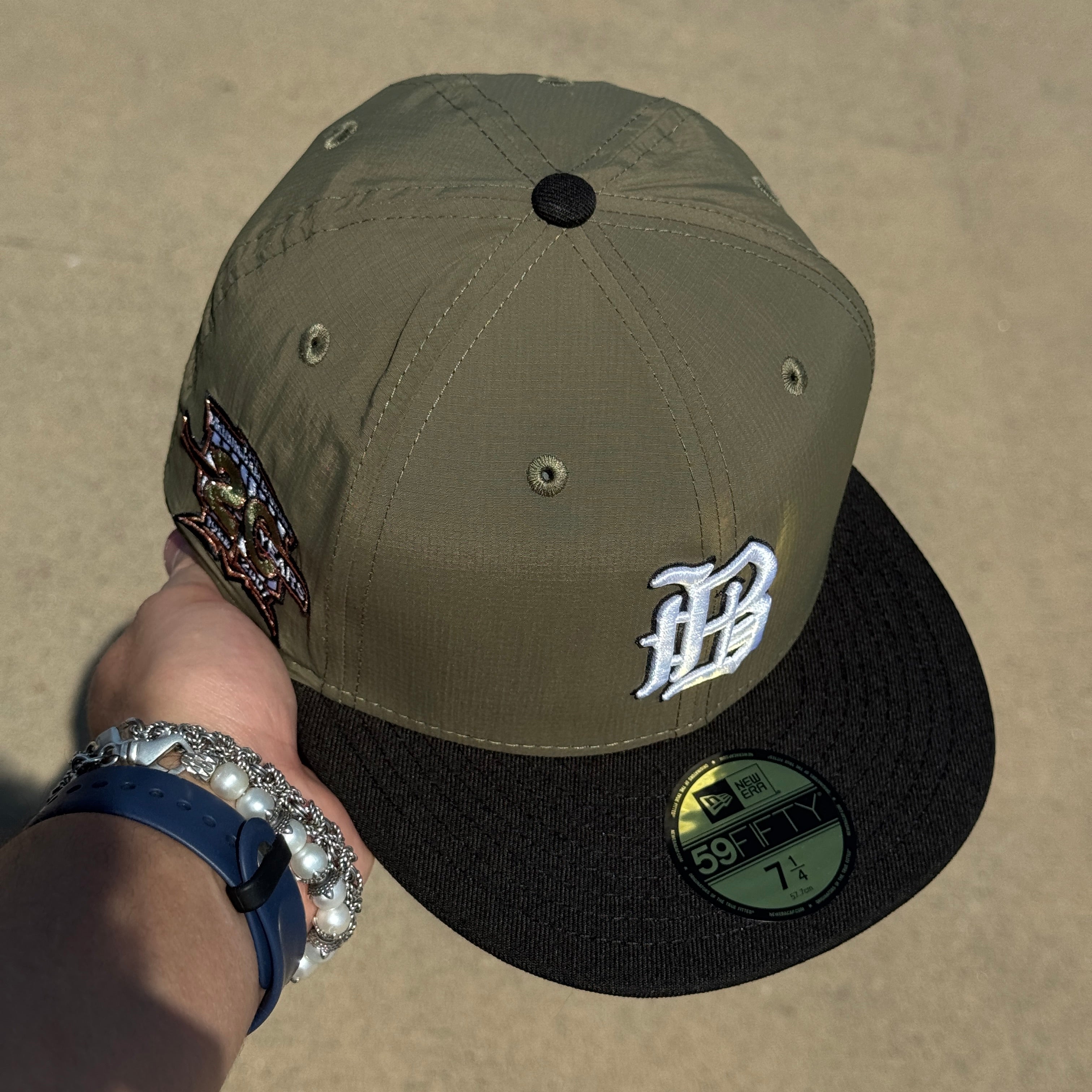 NWT 1/4 Green Birmingham Barons 20 Years 59fifty New Era Fitted Hat Cap