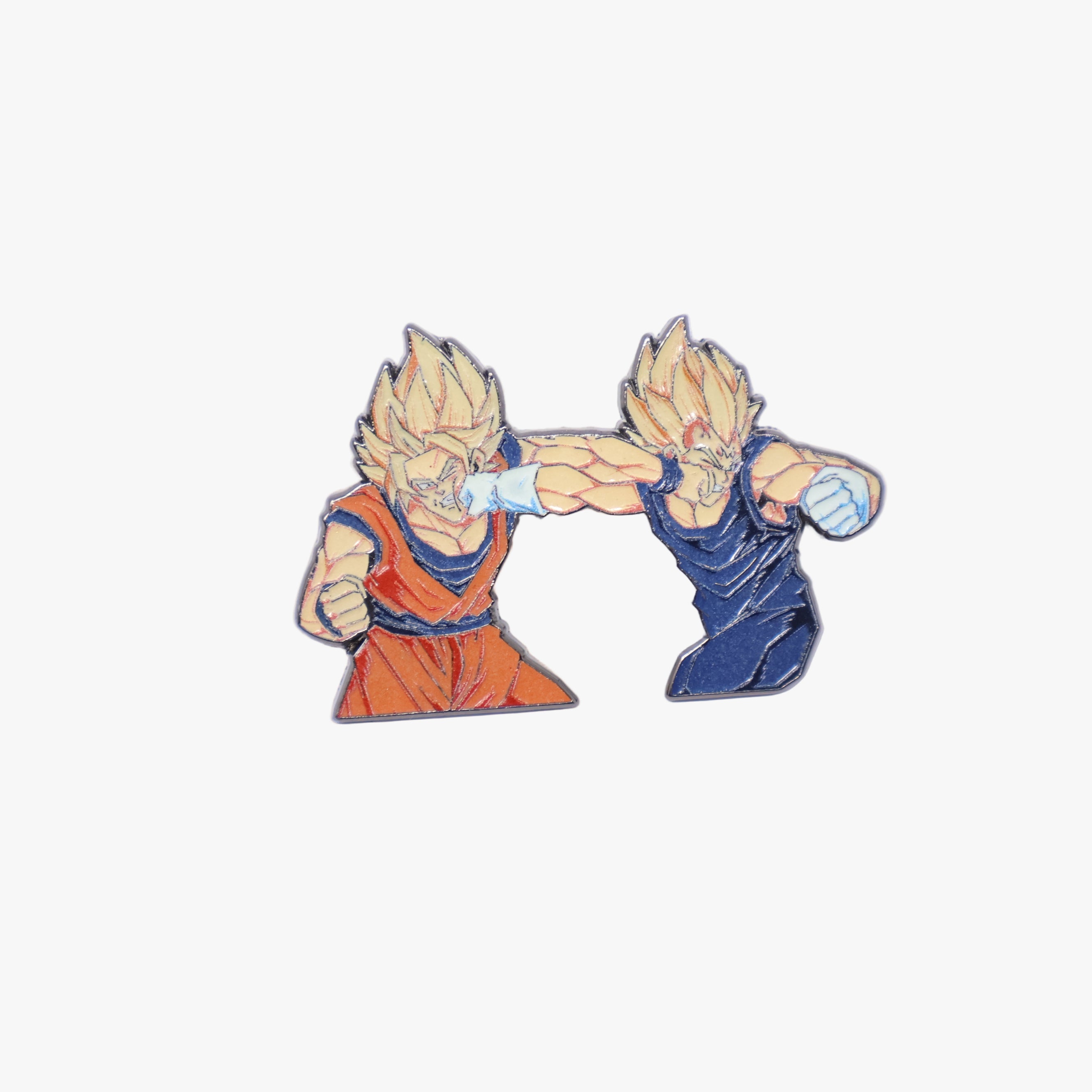 Goku vs Vegeta MLB Logo Pin