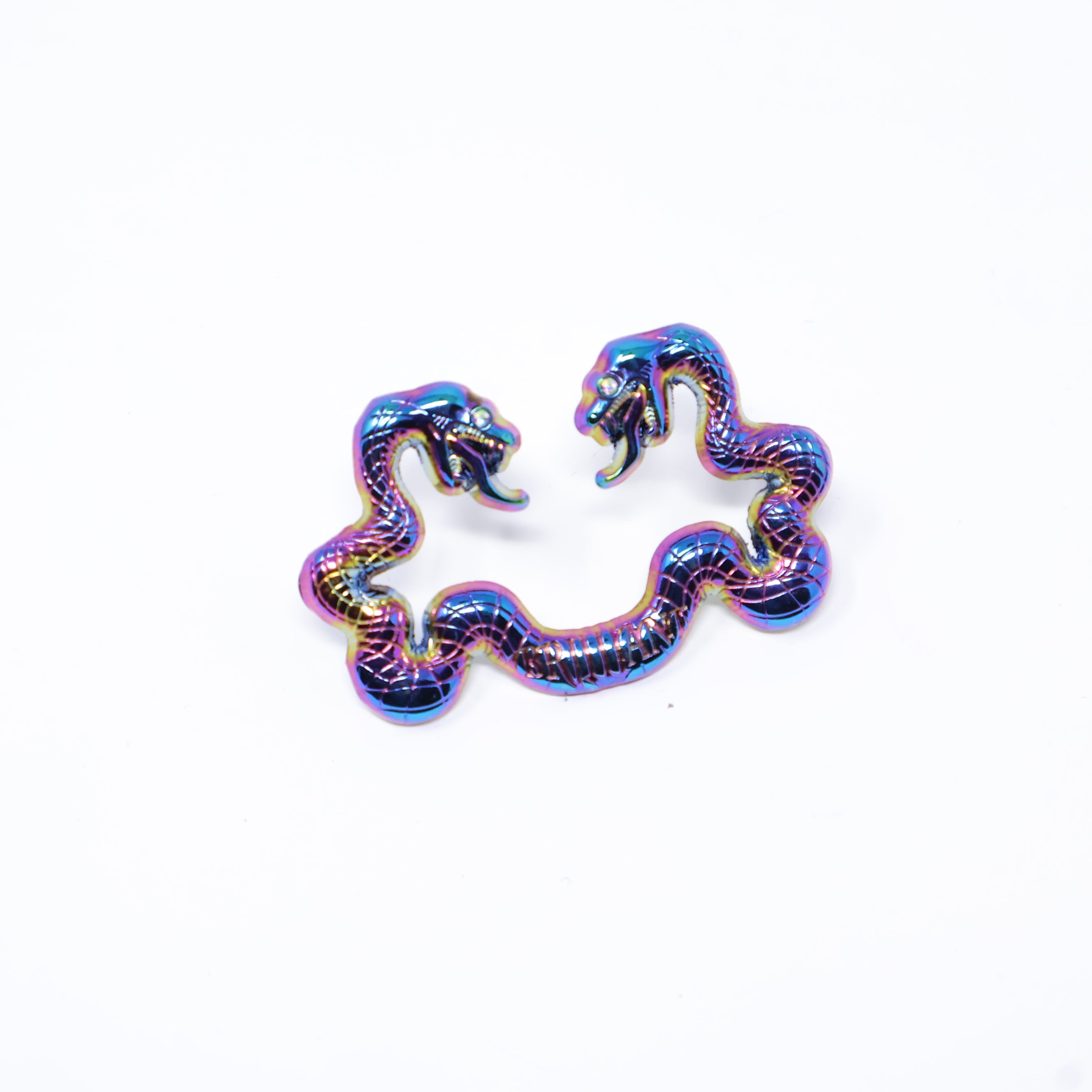 Iridescent Snake MLB Logo Pin
