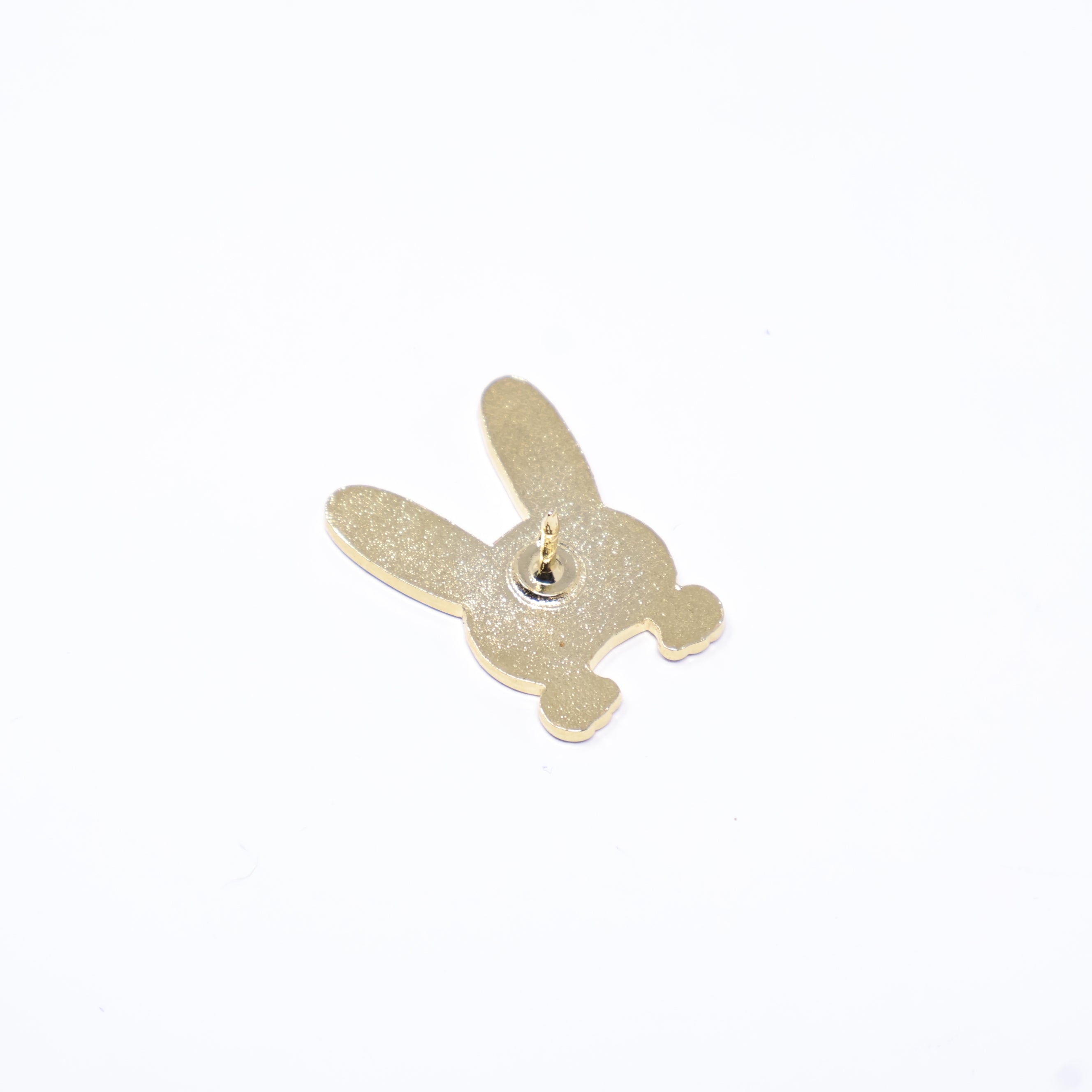 Green Bunny Peeker Pin