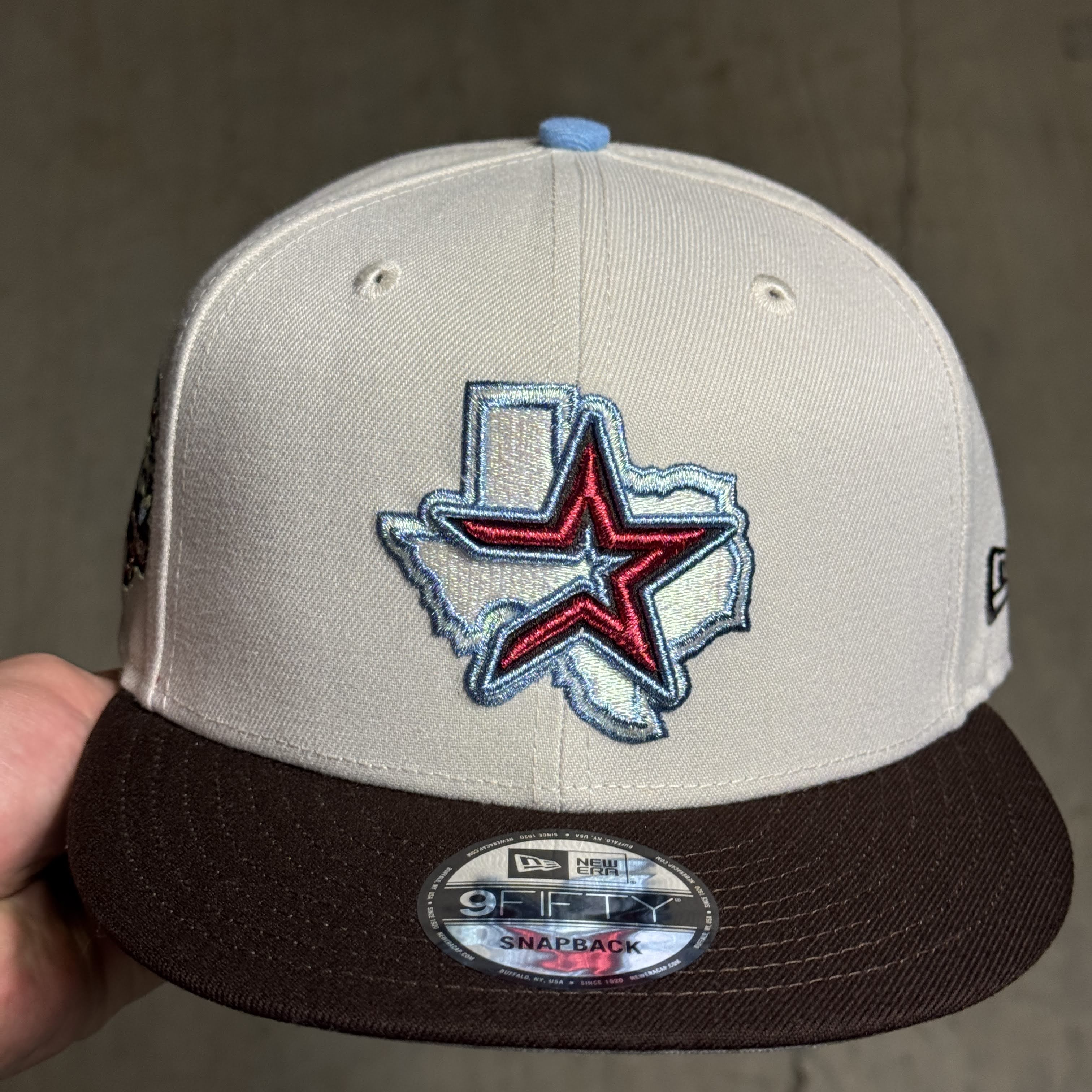 NWT Stone Houston Astros 45th Anniversary 9fifty New Era Adjustable Snapback Hat
