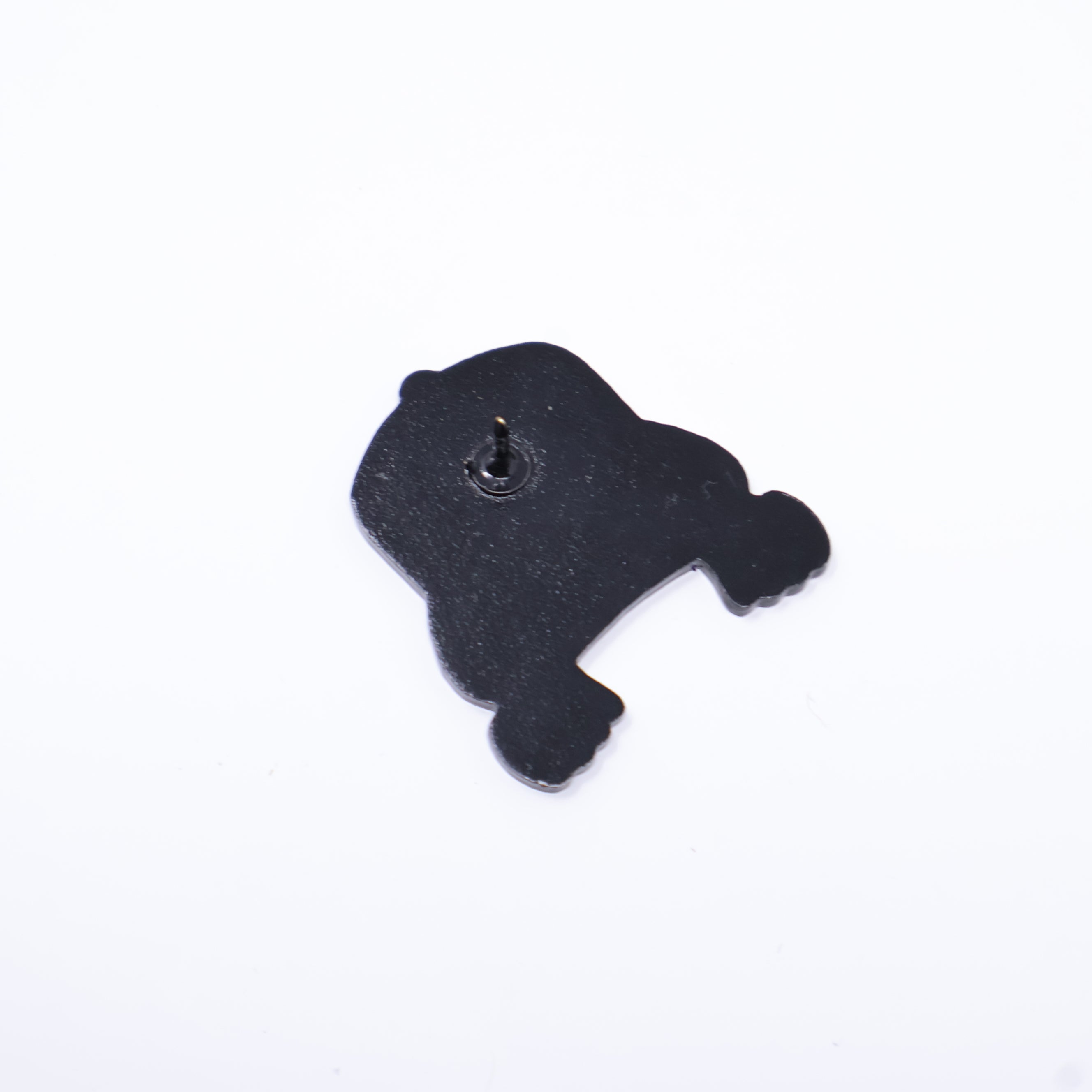 Cartoon Character Khaki Hat Peeker Pin