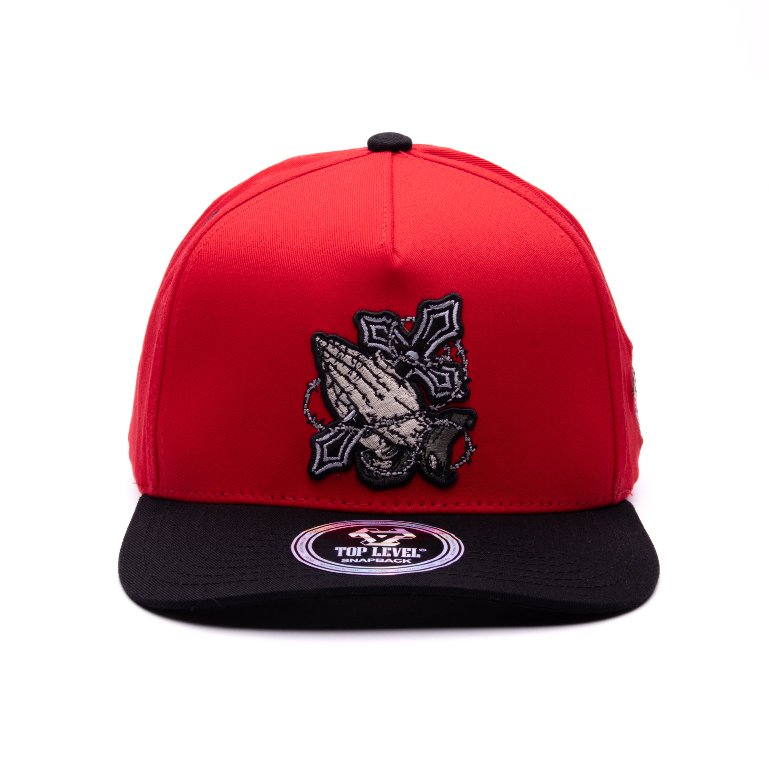 Study of the Hands Praying Top Level Designs Original 5 Panel Baseball A-Frame Snapback Hat