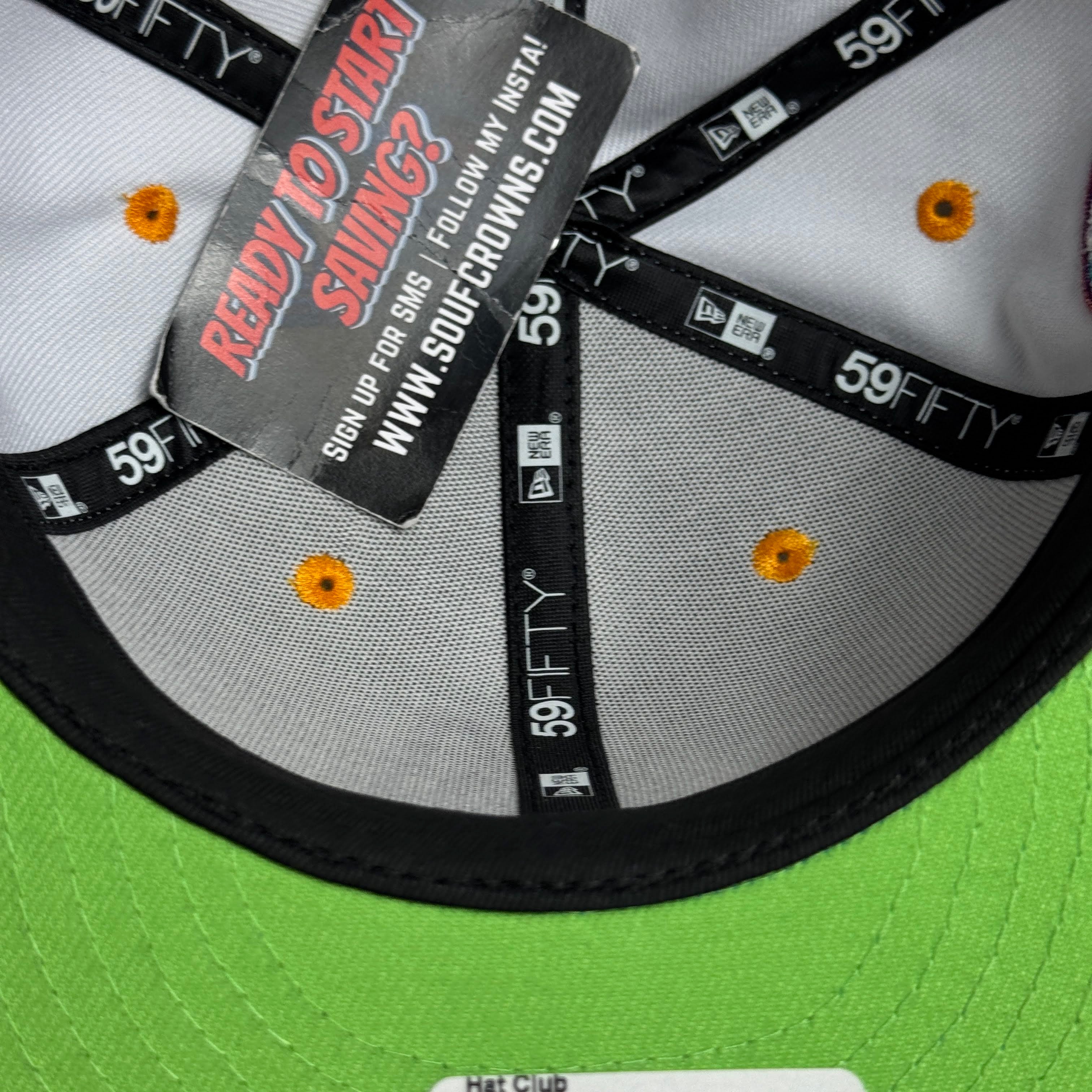 NWT 3/8 White Houston Astros 45th Anniversary 59fifty New Era Fitted Hat Cap