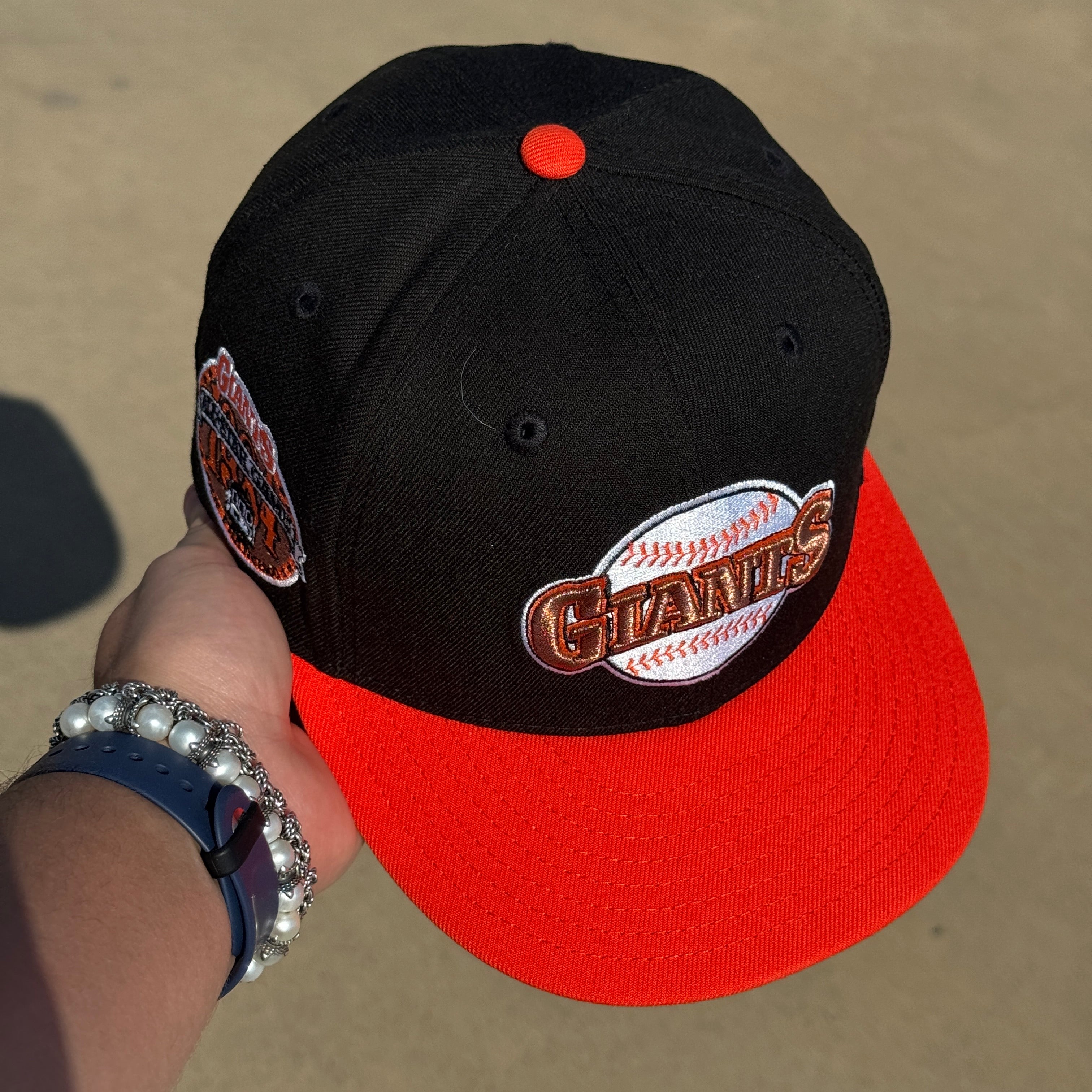 USED 1/8 Black San Francisco Giants 1984 All Star Game 59fifty New Era Fitted Hat Cap