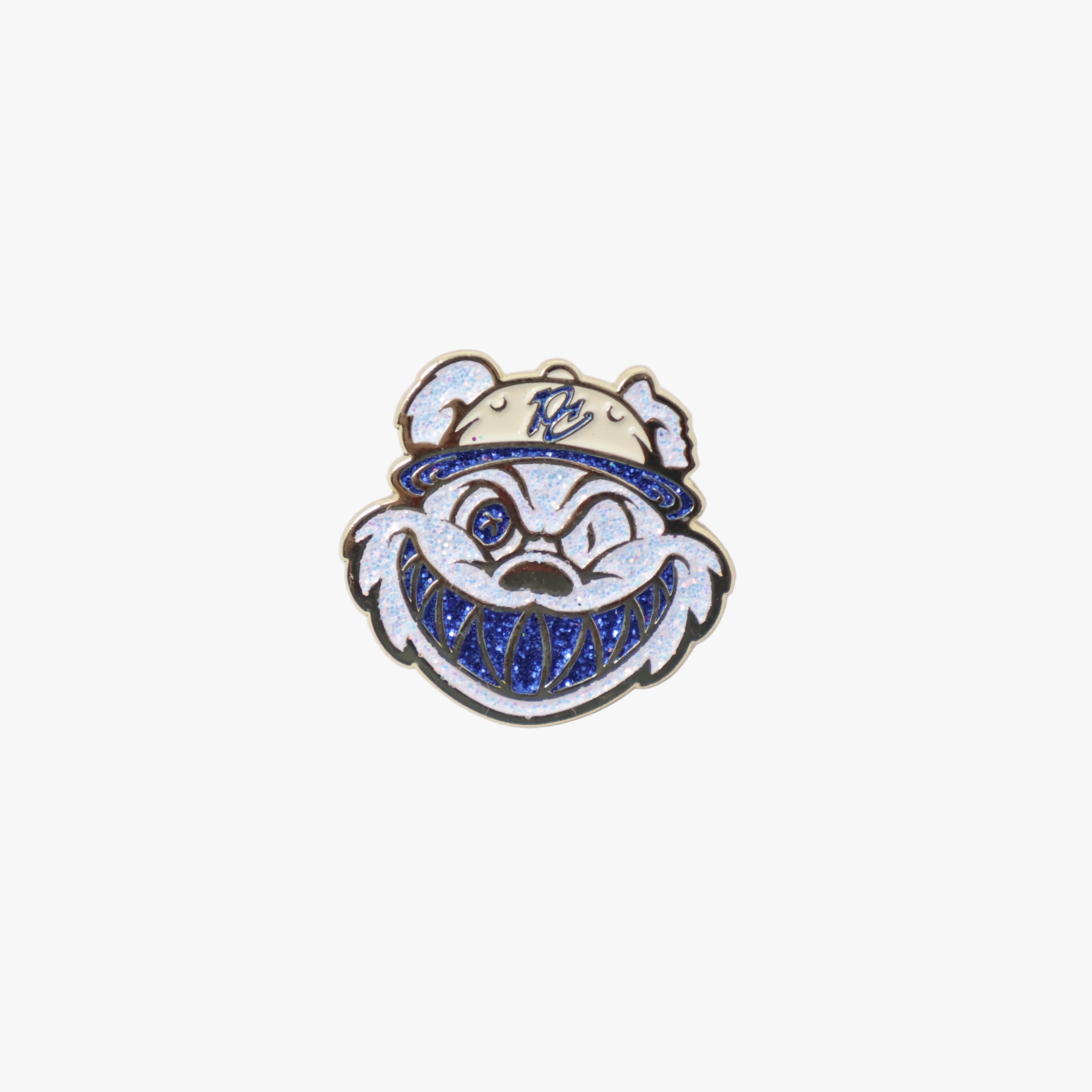 PinzCity Bear Lightblue/Blue Graphic Pin