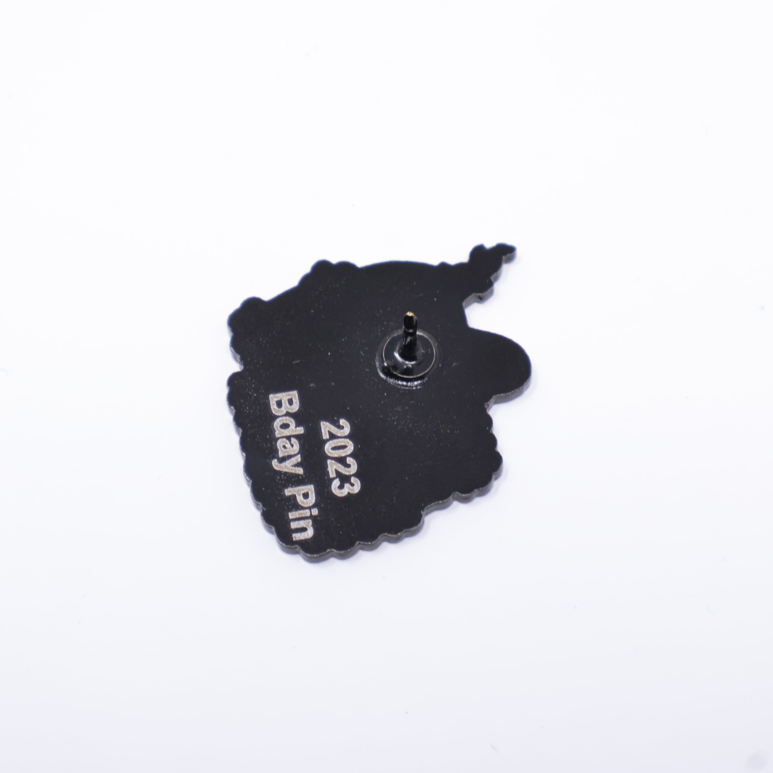 PinzCity Bear Birthday Cake Blue Graphic Pin