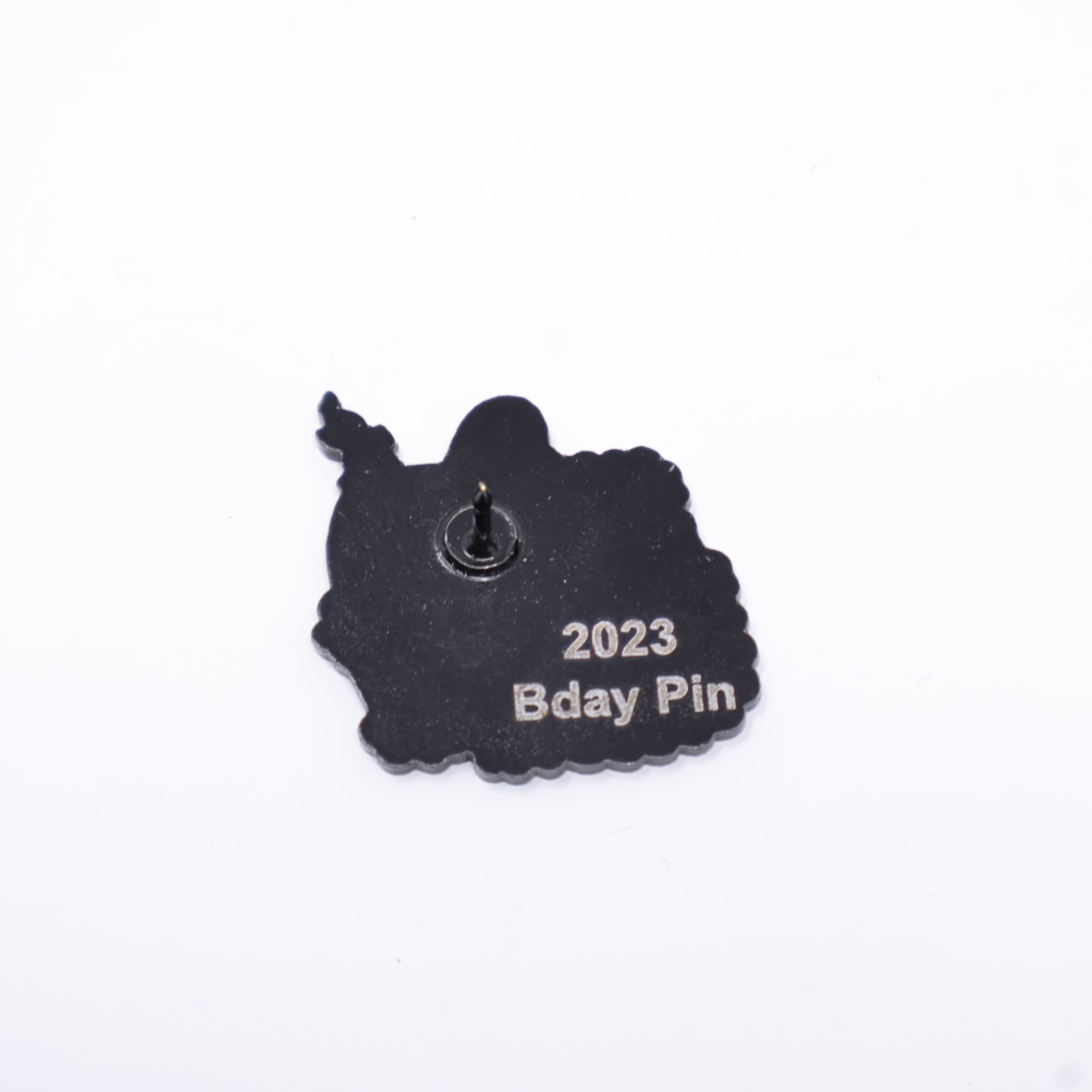 PinzCity Bear Birthday Pink Blue Graphic Pin