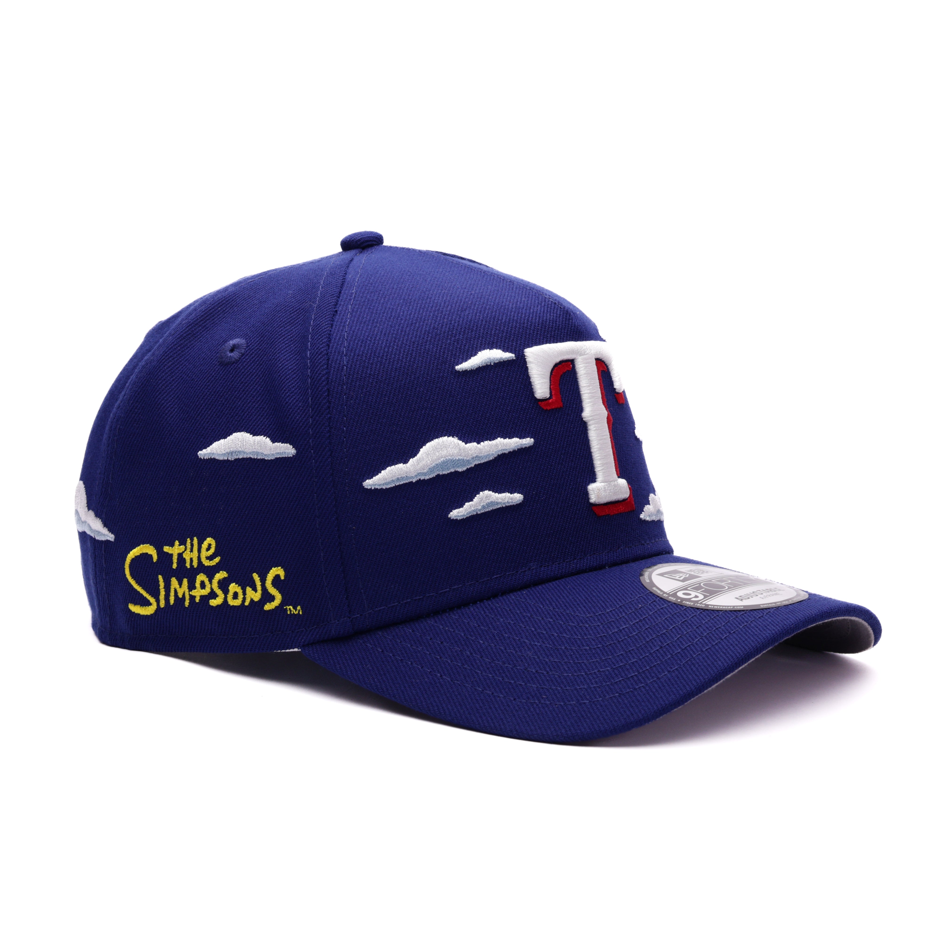 NWT Blue Texas Rangers The Simpsons TV 9Forty New Era Adjustable Hat