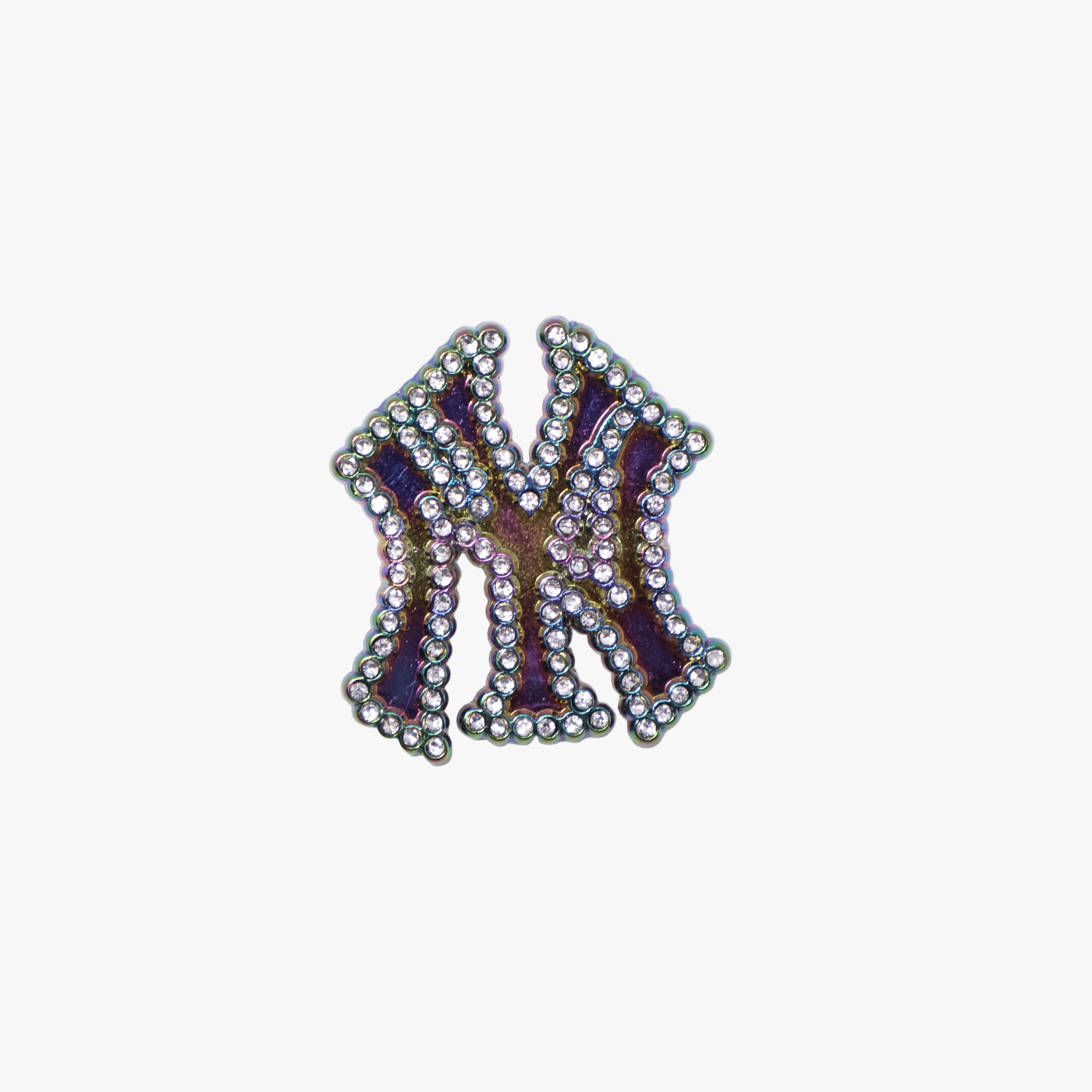 New York Yankees Irisdescent Rhinestone Graphic Pin