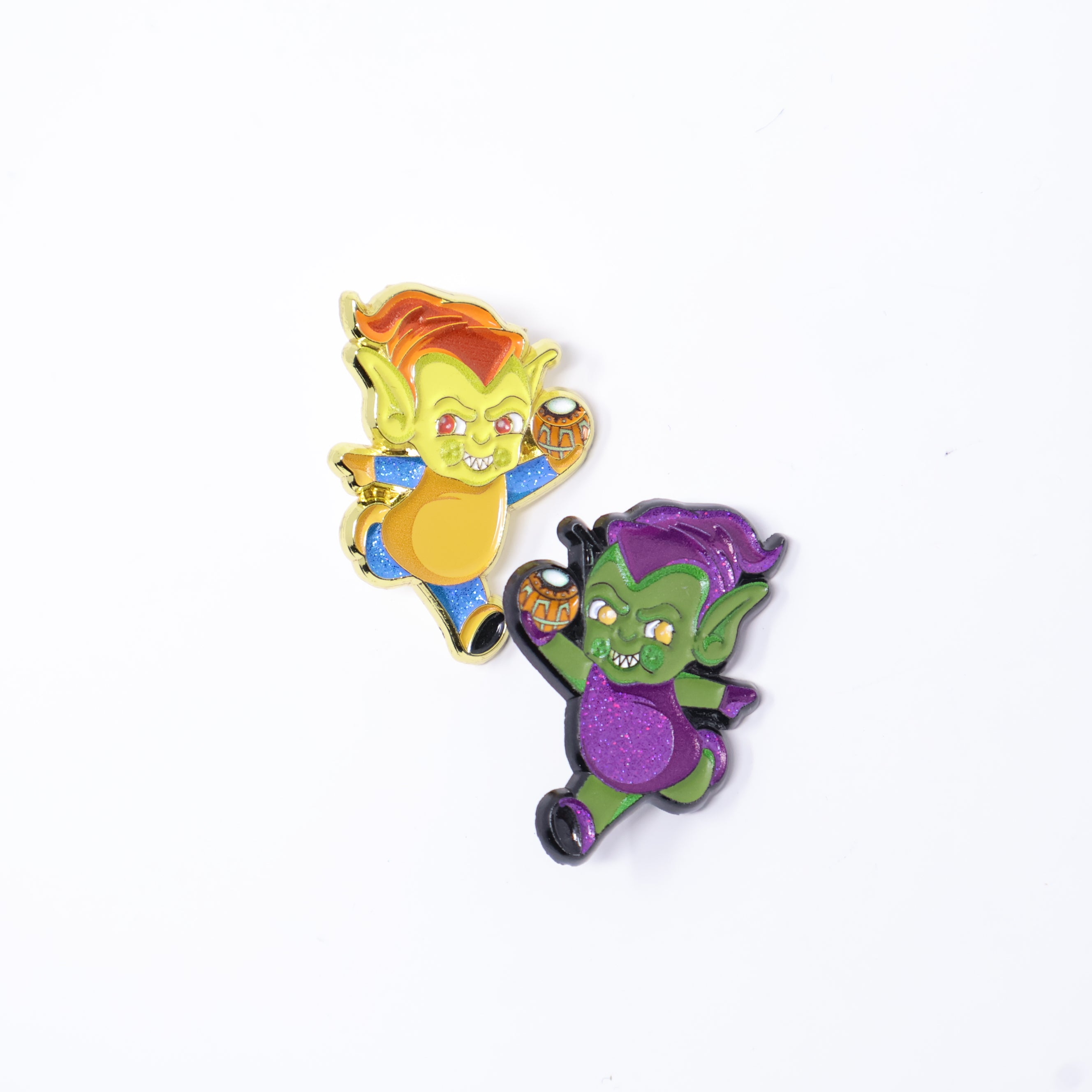 Hobgoblin Duo Set Chibis Graphic Pin