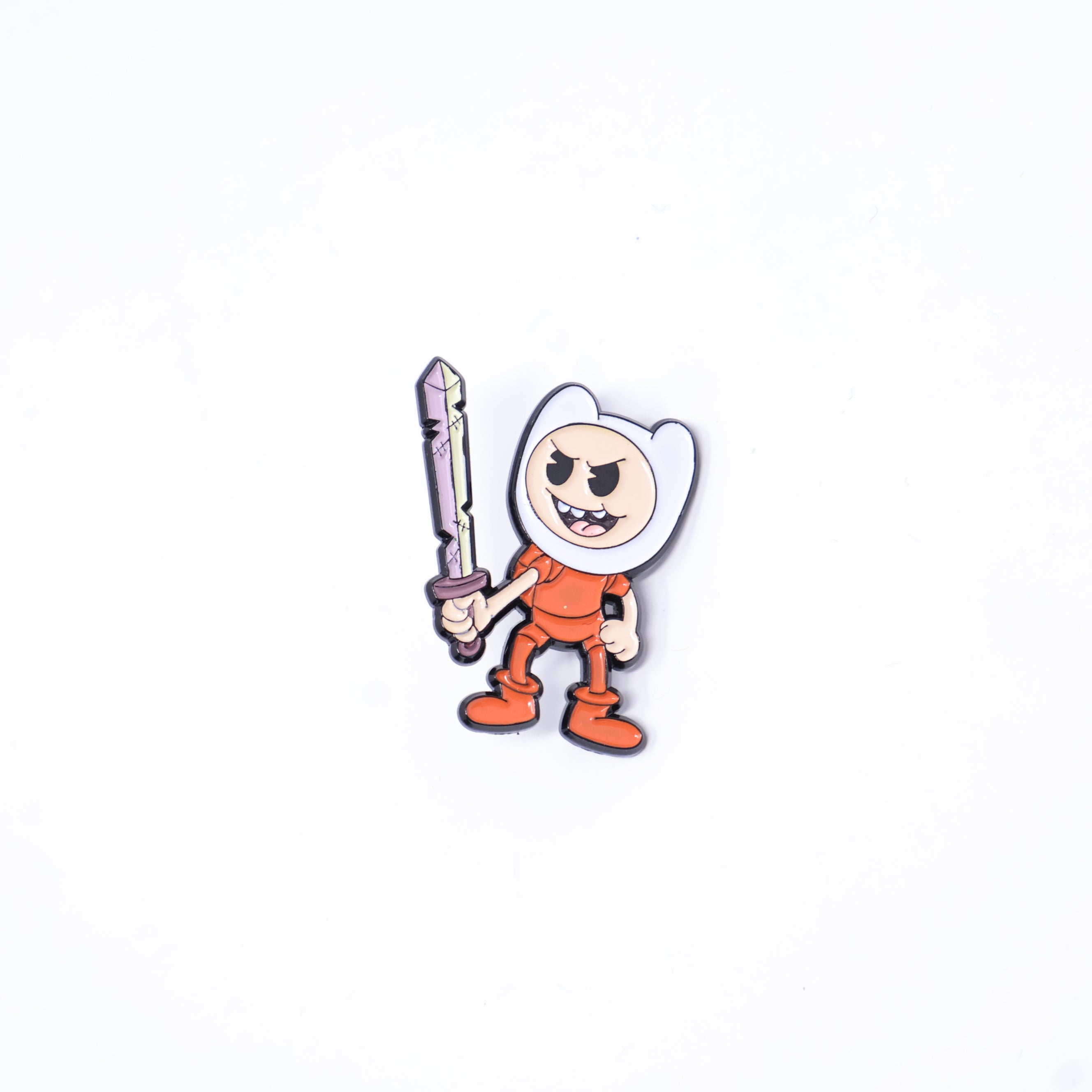 Finn the Human Adventure Time Graphic Pin