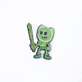 Finn the Human Adventure Time Graphic Pin