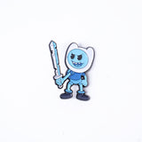 Finn the Human Adventure Time Graphic Pin