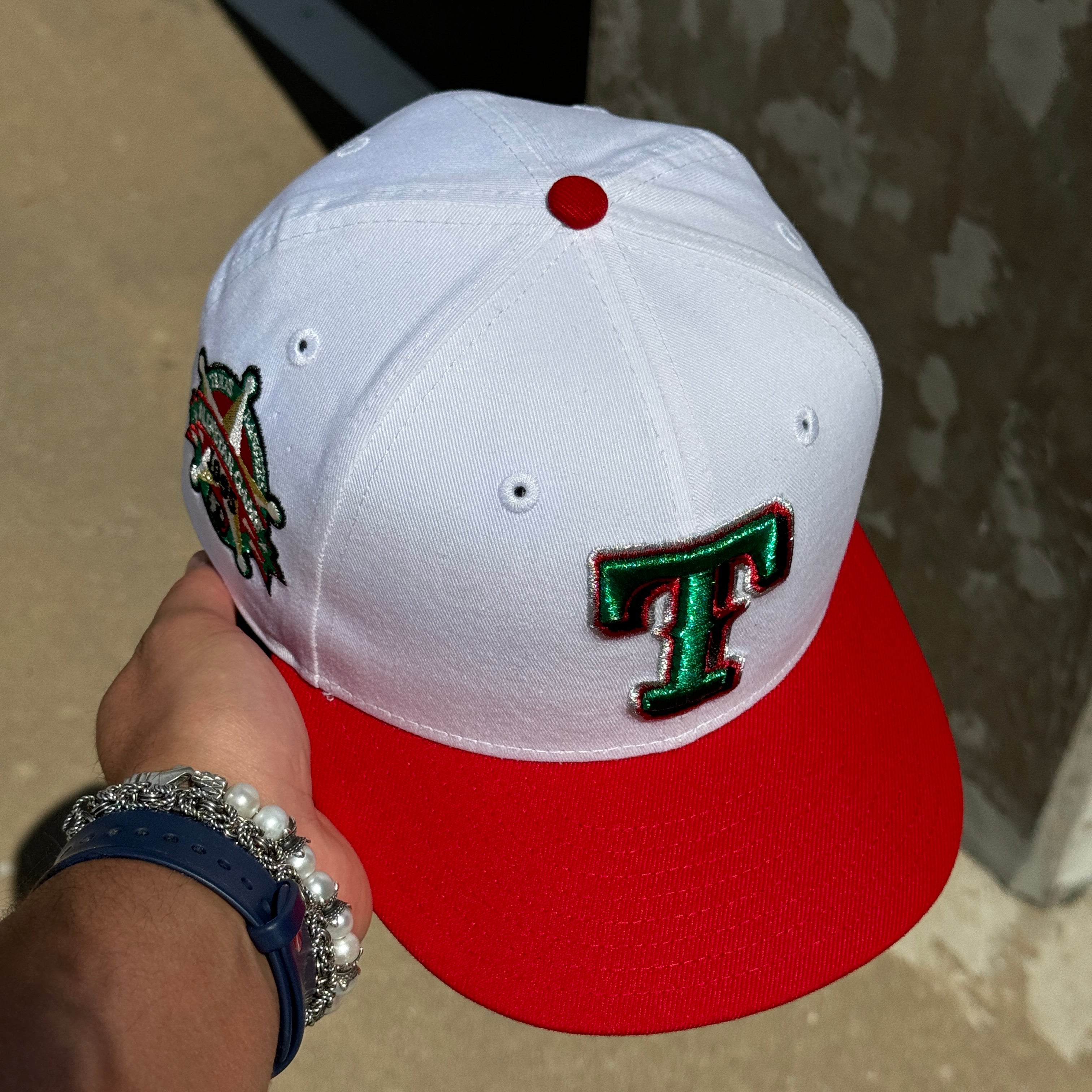 USED 1/8 White Dallas Texas Rangers 1995 All Star Game 59fifty New Era Fitted Hat Cap