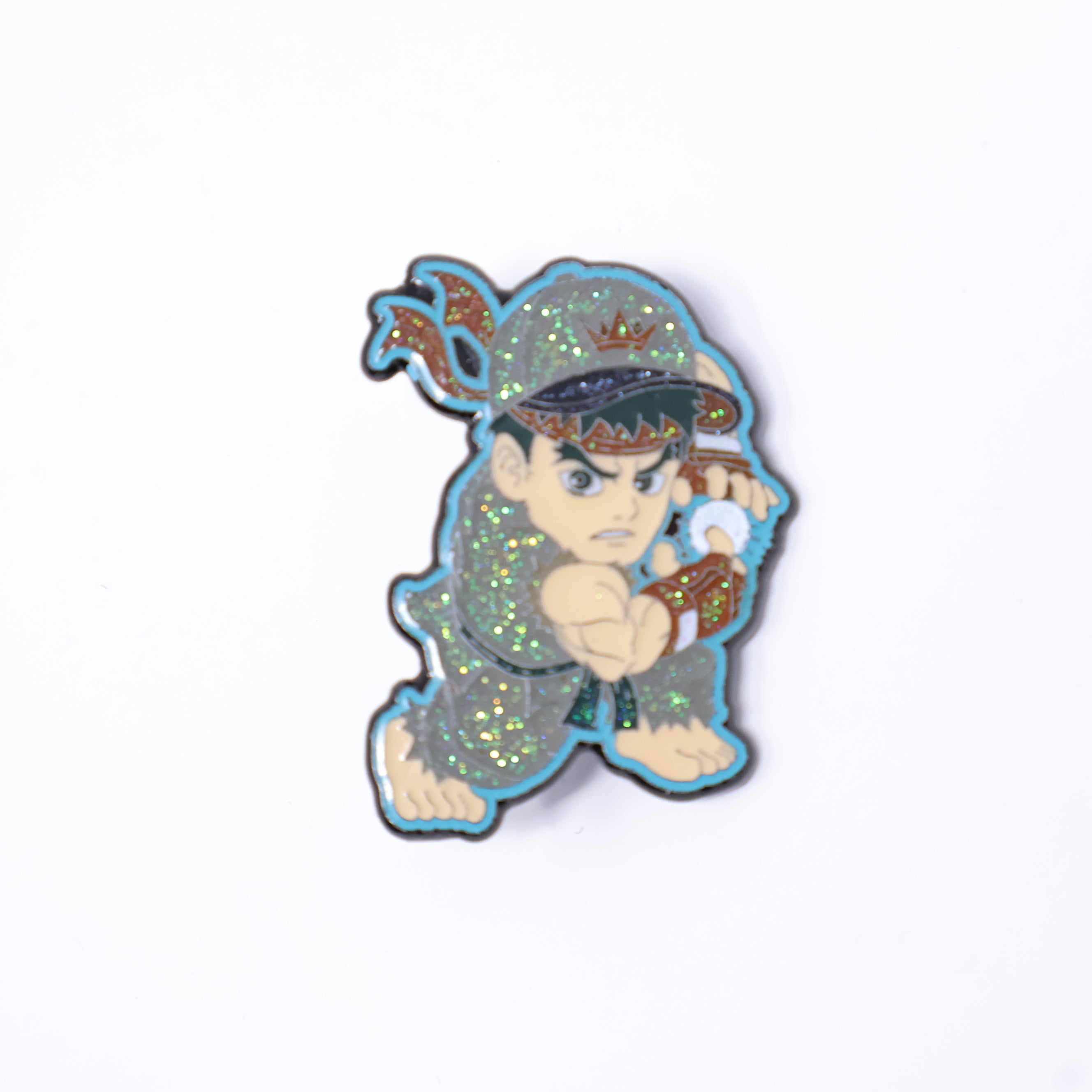 Ryu Chibi Street Fighter Graphic Pin