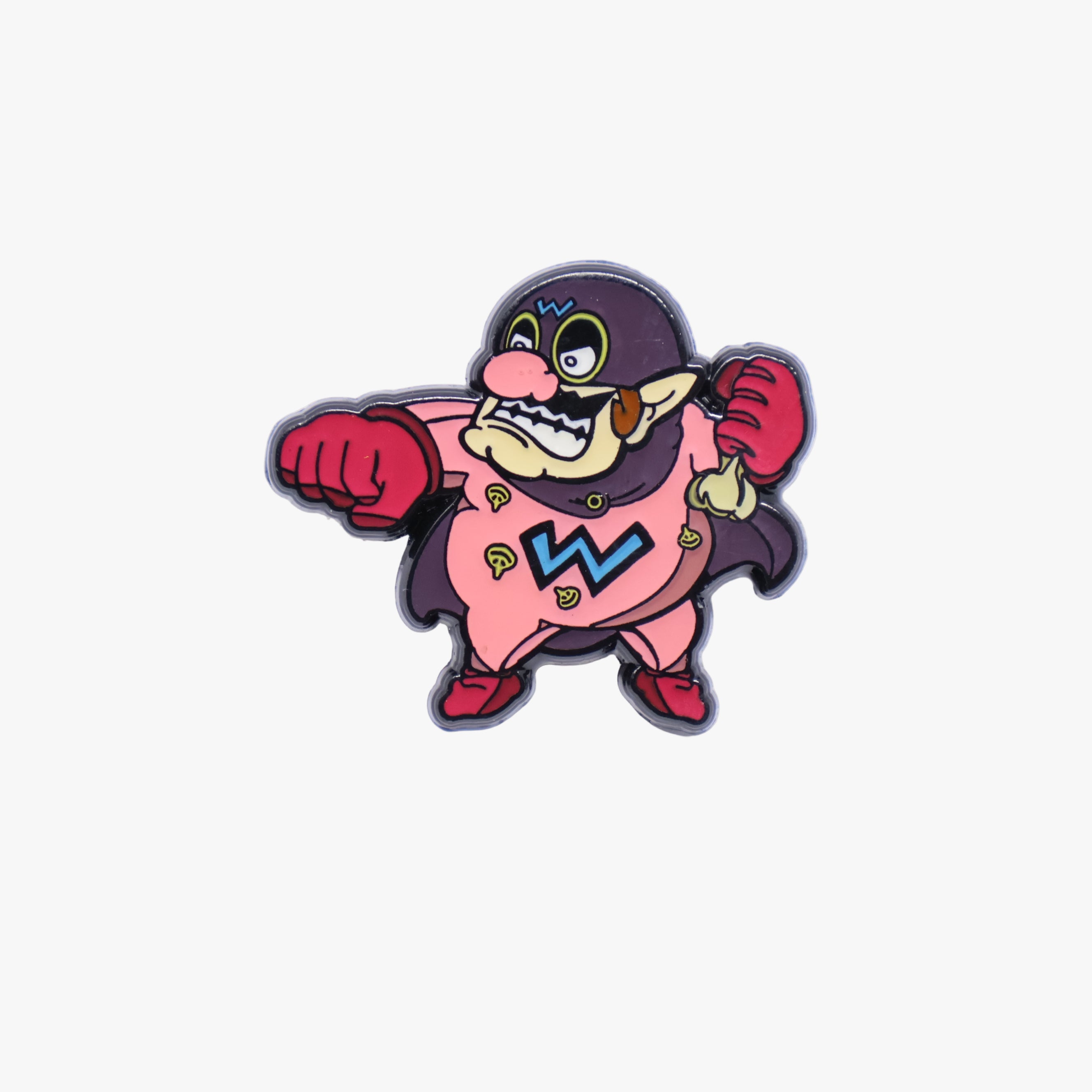 Wario Pink Graphic Pin