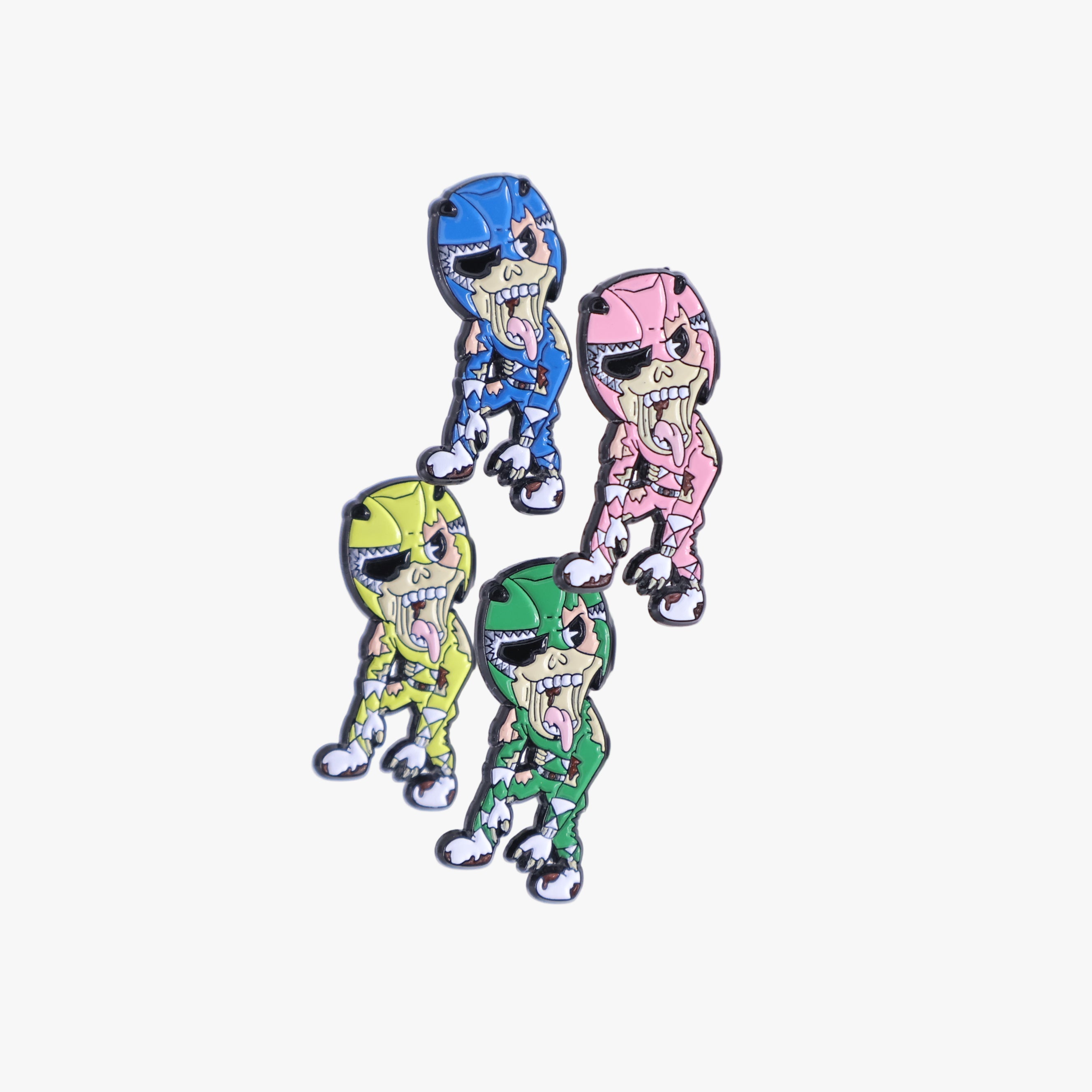 Power Rangers Zombies Graphic Pin