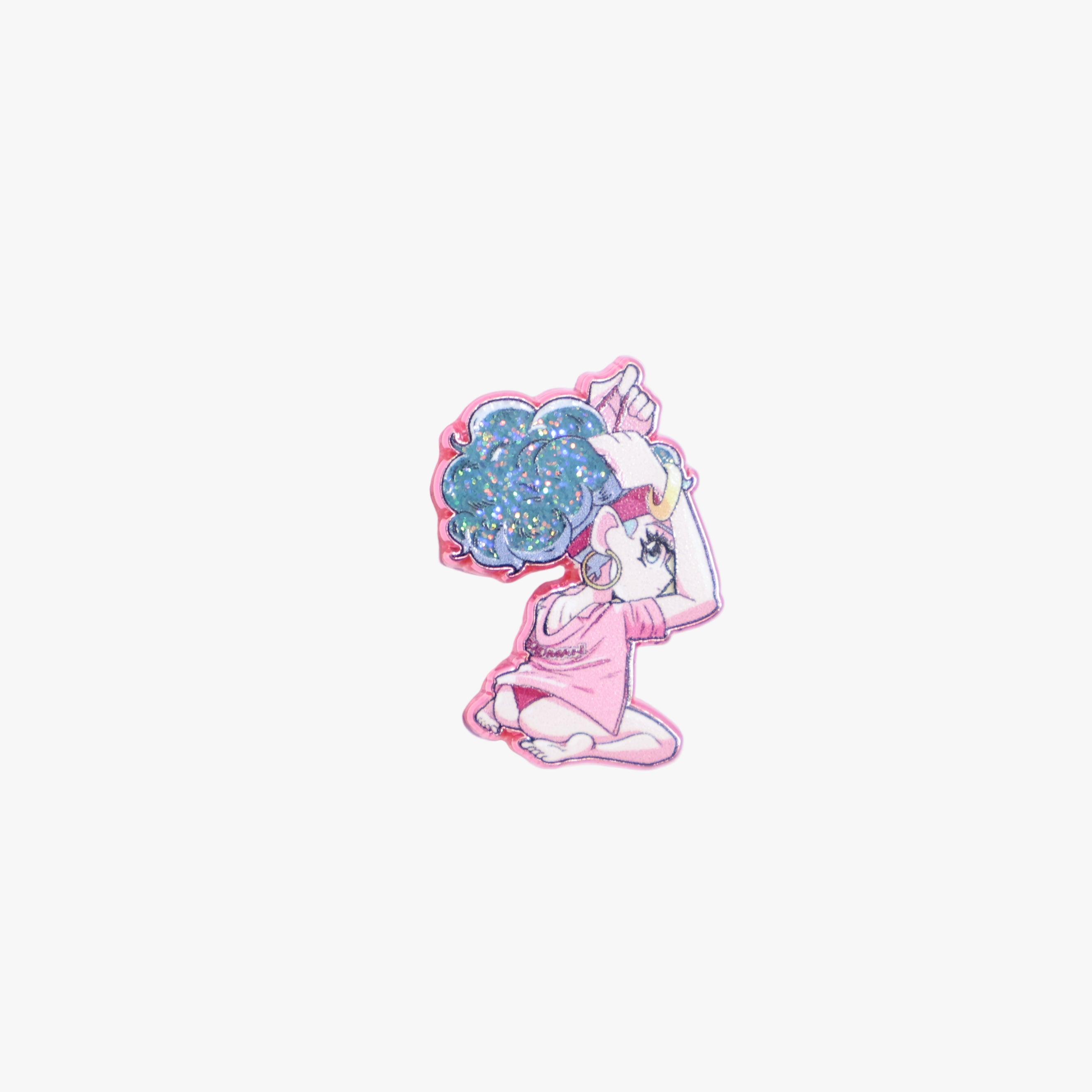 Bulma DBZ Graphic Pin