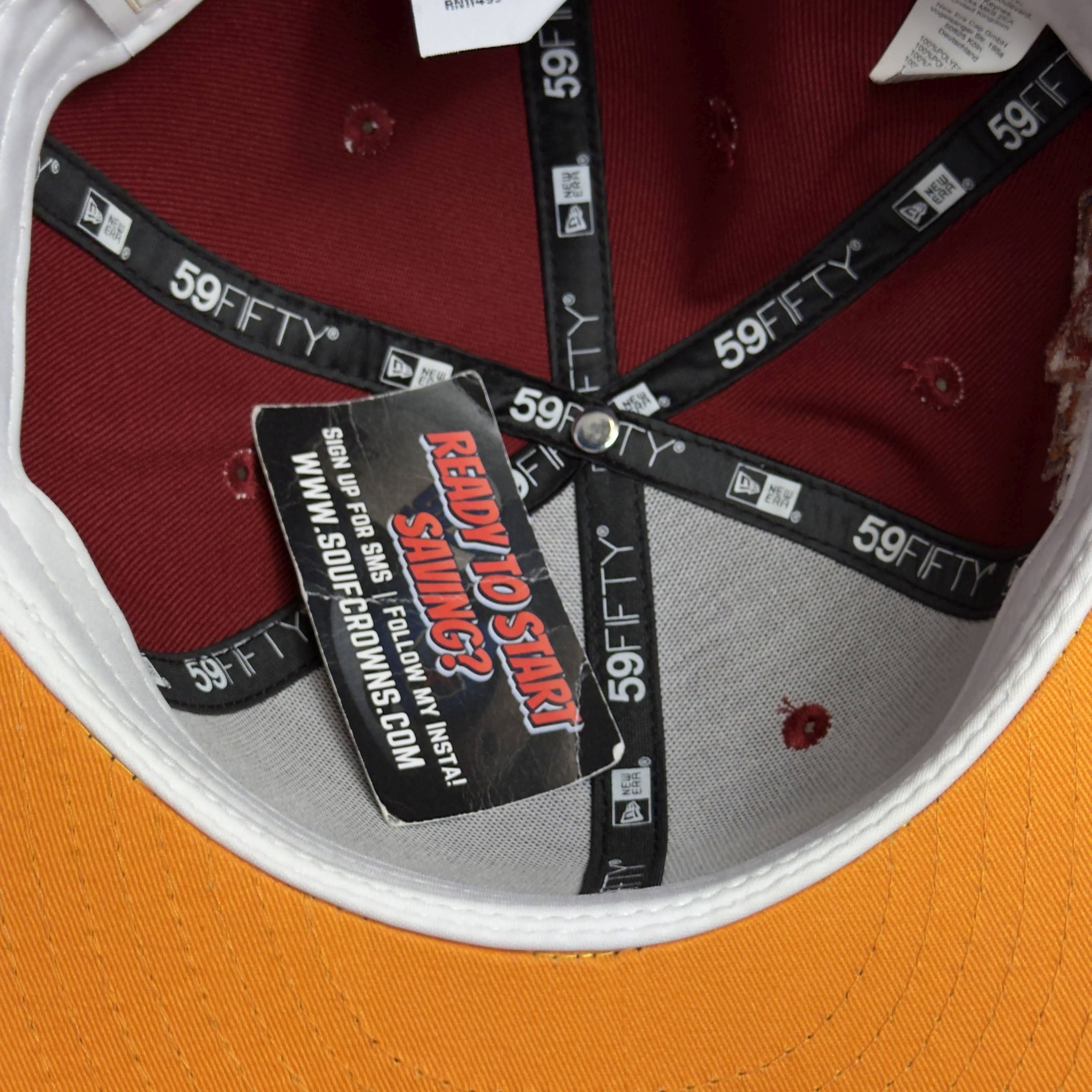NWT 1/4 Maroon Arizona Diamondbacks 20th Anniversary 59fifty New Era Fitted Hat Cap