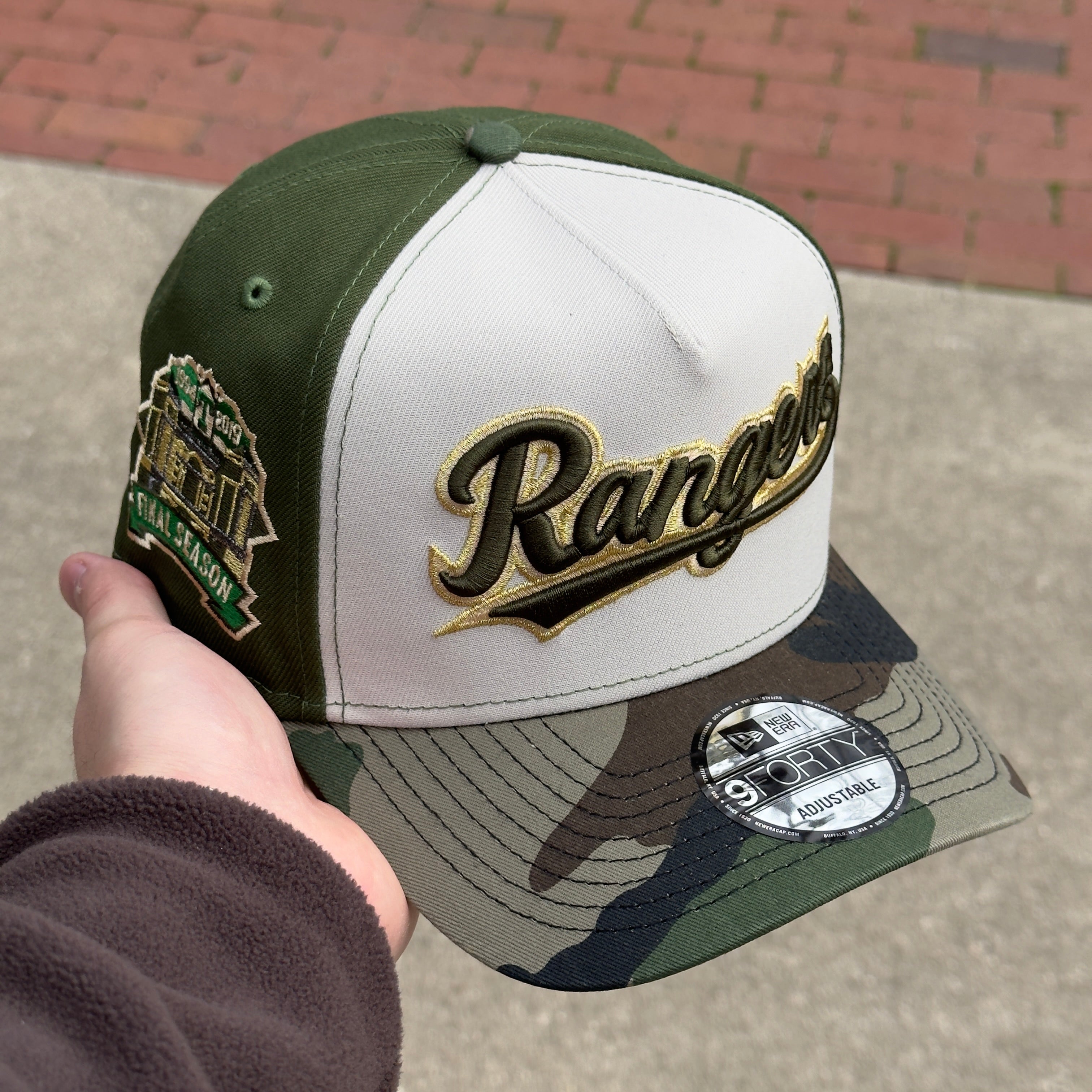 Green Texas Rangers 1994 2019 Final Season 9Forty Adjustable New Era