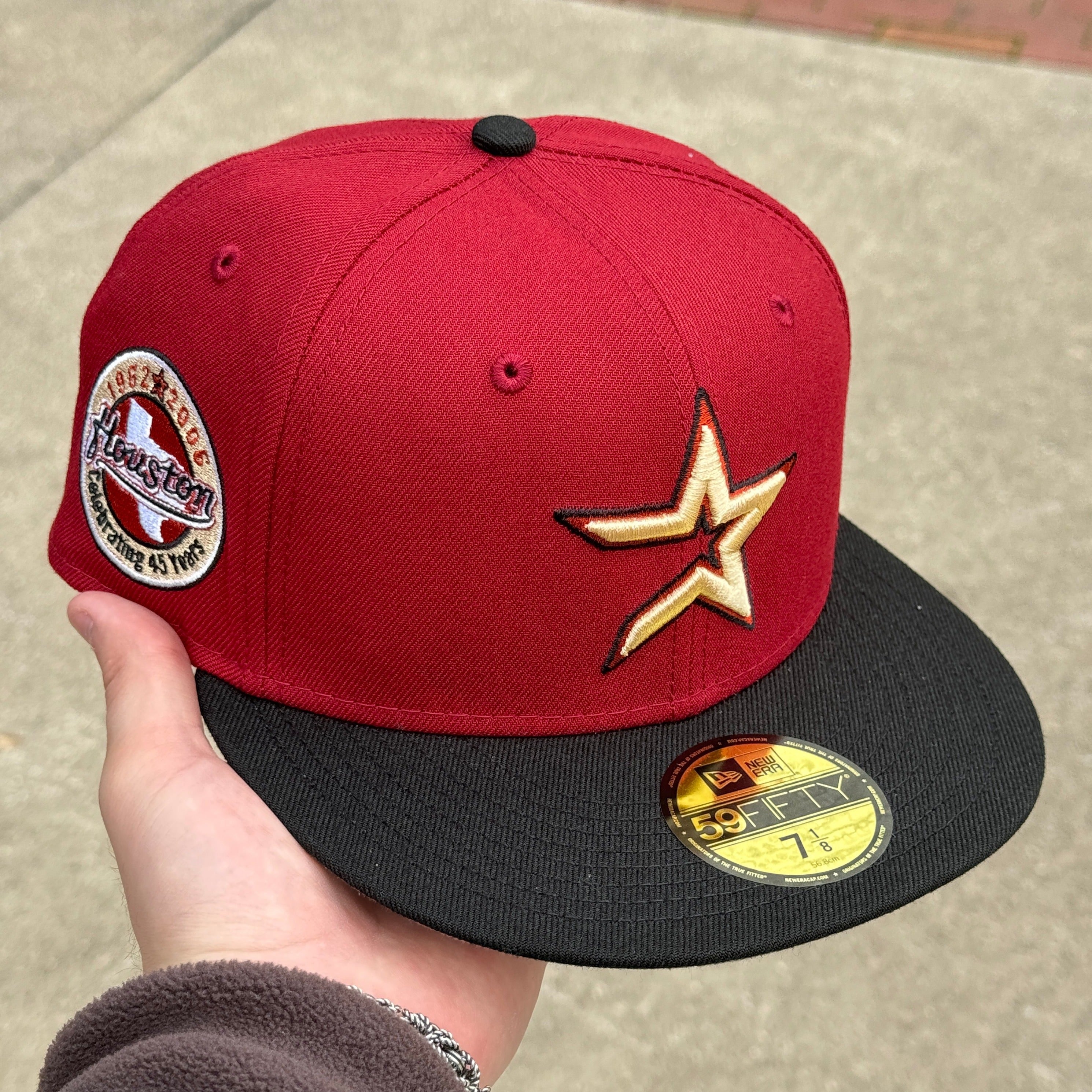 Houston New Era 59Fifty Fitted Hat - 7 3/4 buy