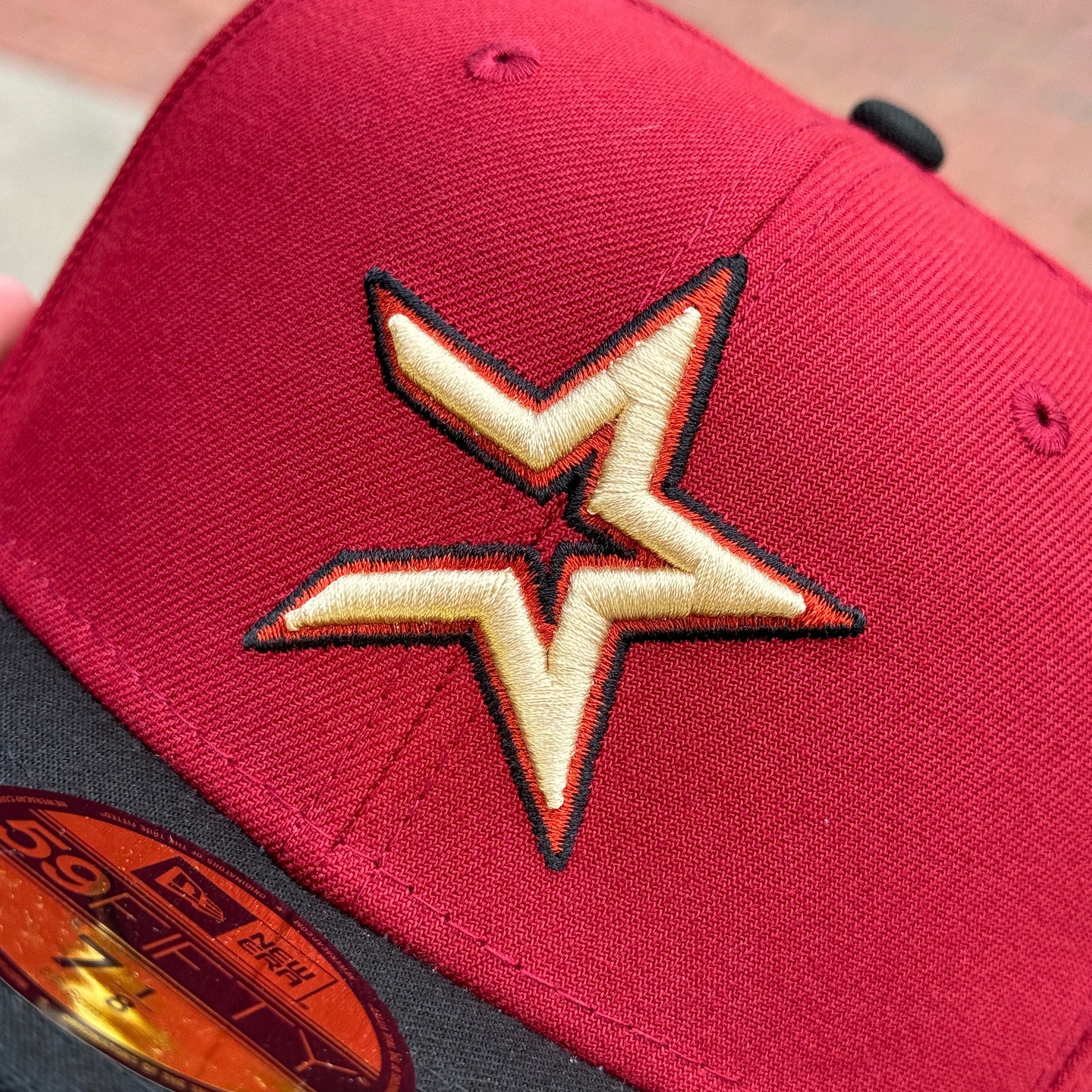 Brick Red Houston Astros Celebrating 45 59fifty Fitted Hat Cap
