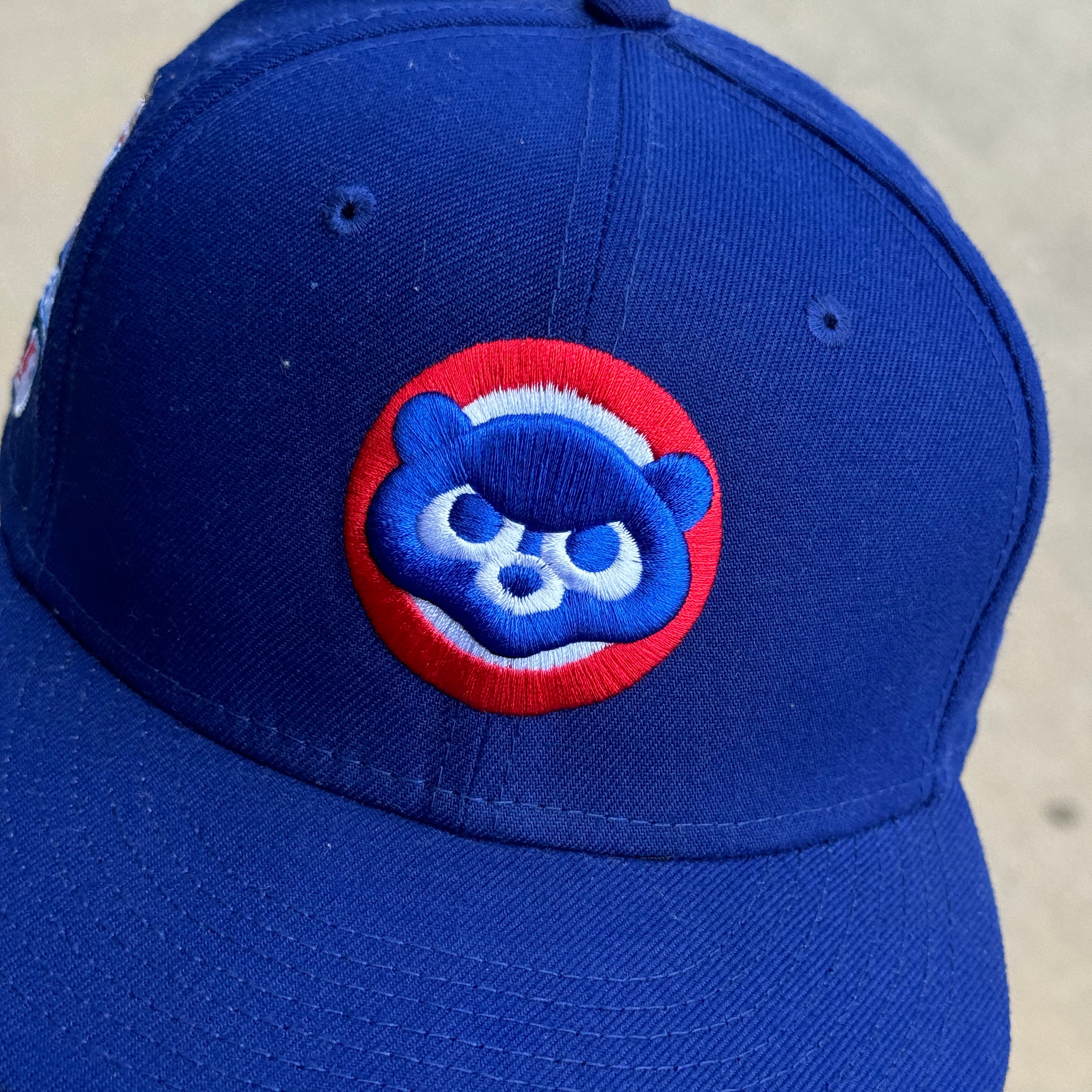 USED 1/8 Blue Chicago Cubs 1990 All Star Game 59fifty New Era Fitted Hat Cap