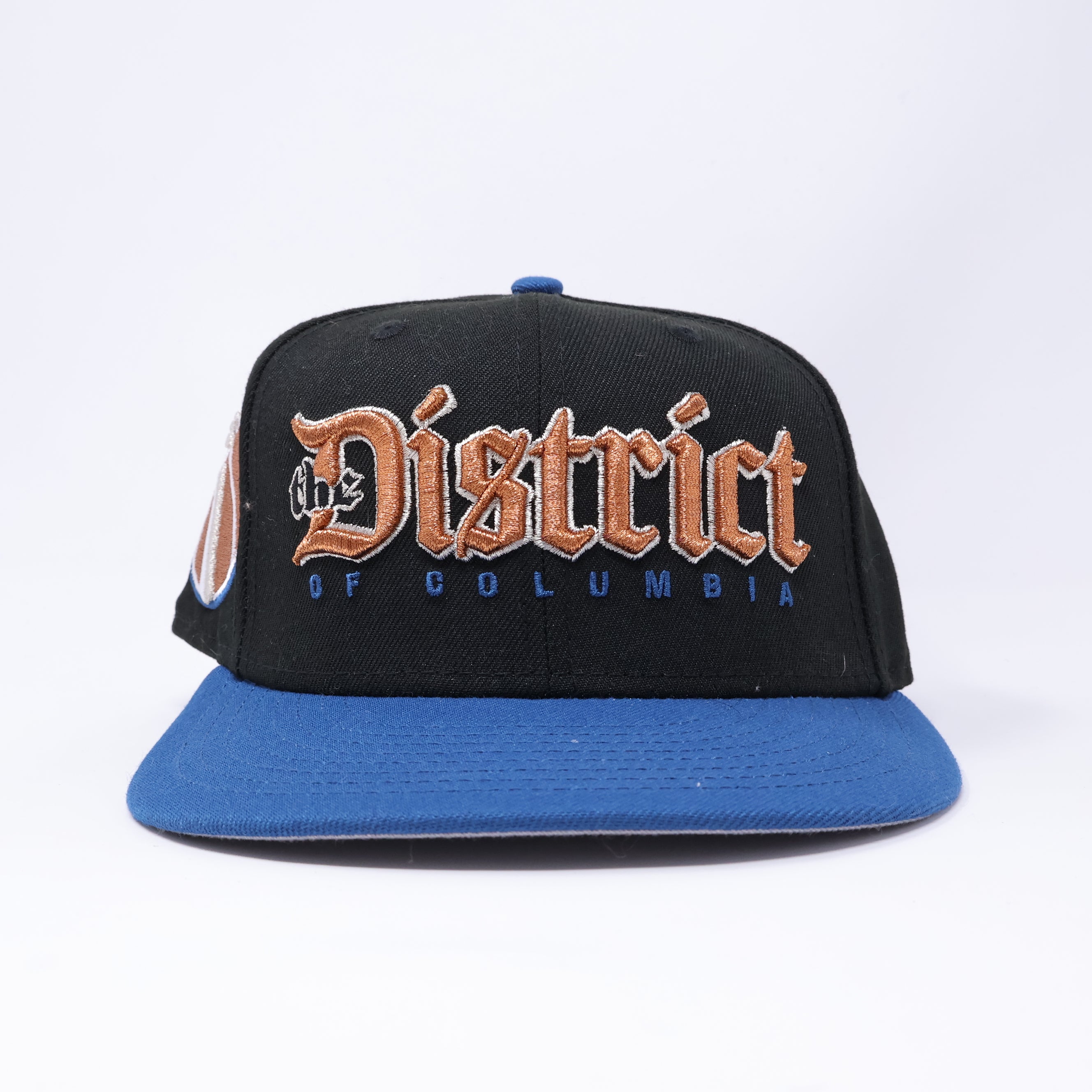 USED 3/8 Black The District of Columbia NBA 59fifty New Era Fitted Hat Cap