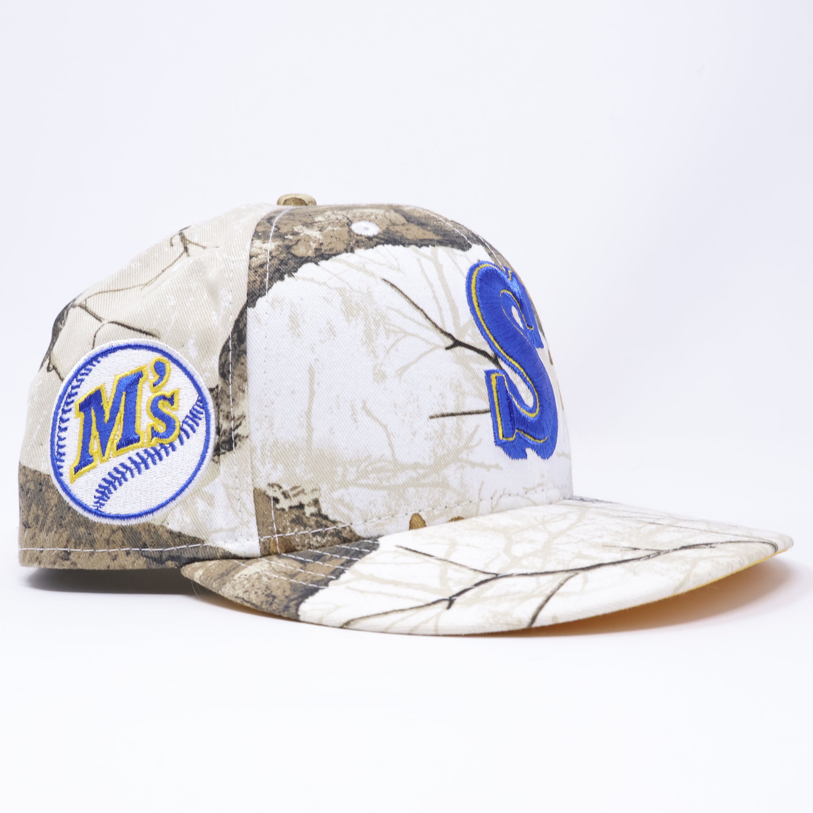 USED 3/8 Wintertree Seattle Mariners M's Logo 59fifty New Era Fitted Hat Cap