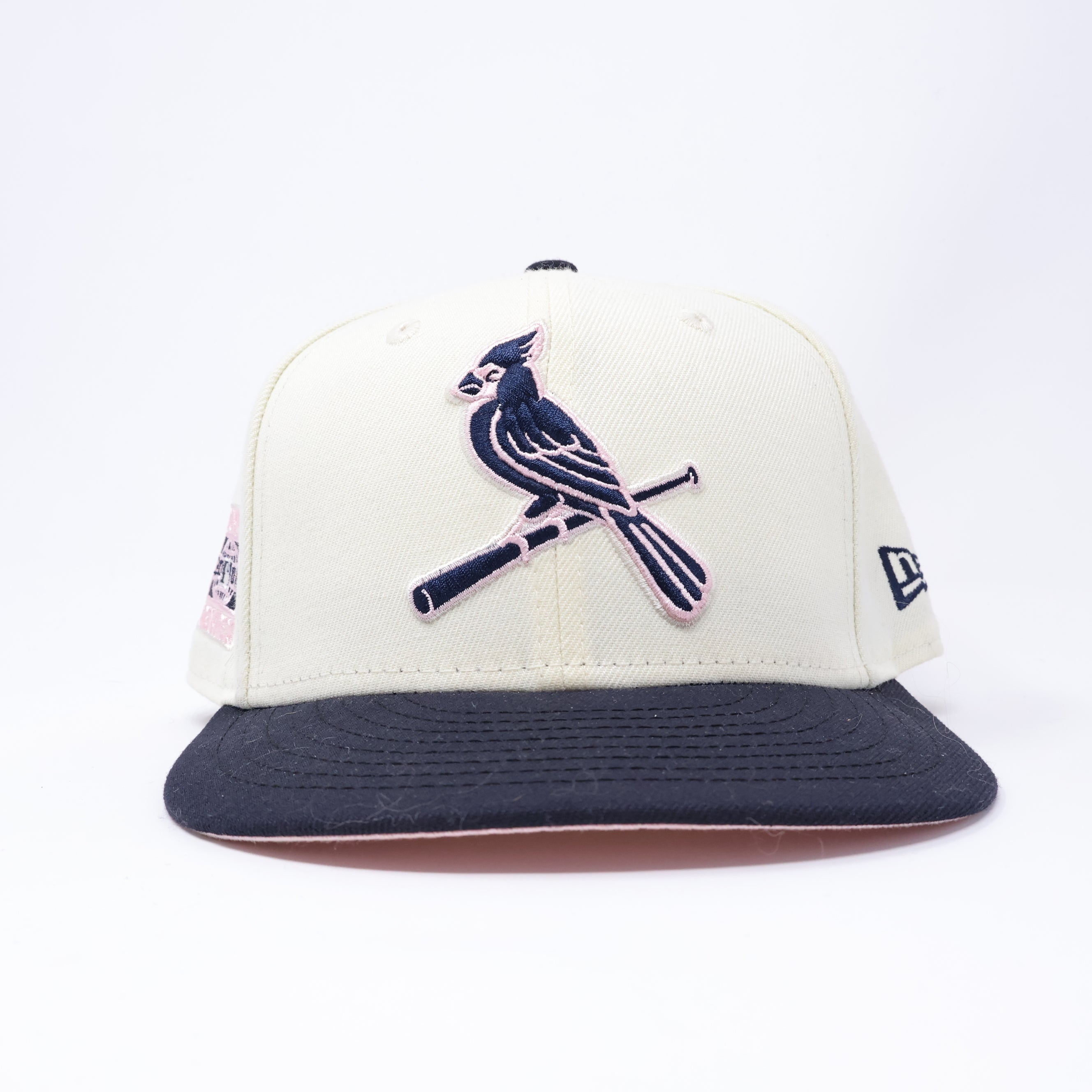 USED 1/2 Chrome St. Louis Cardinals 2006 World Series 59fifty New Era Fitted Hat Cap