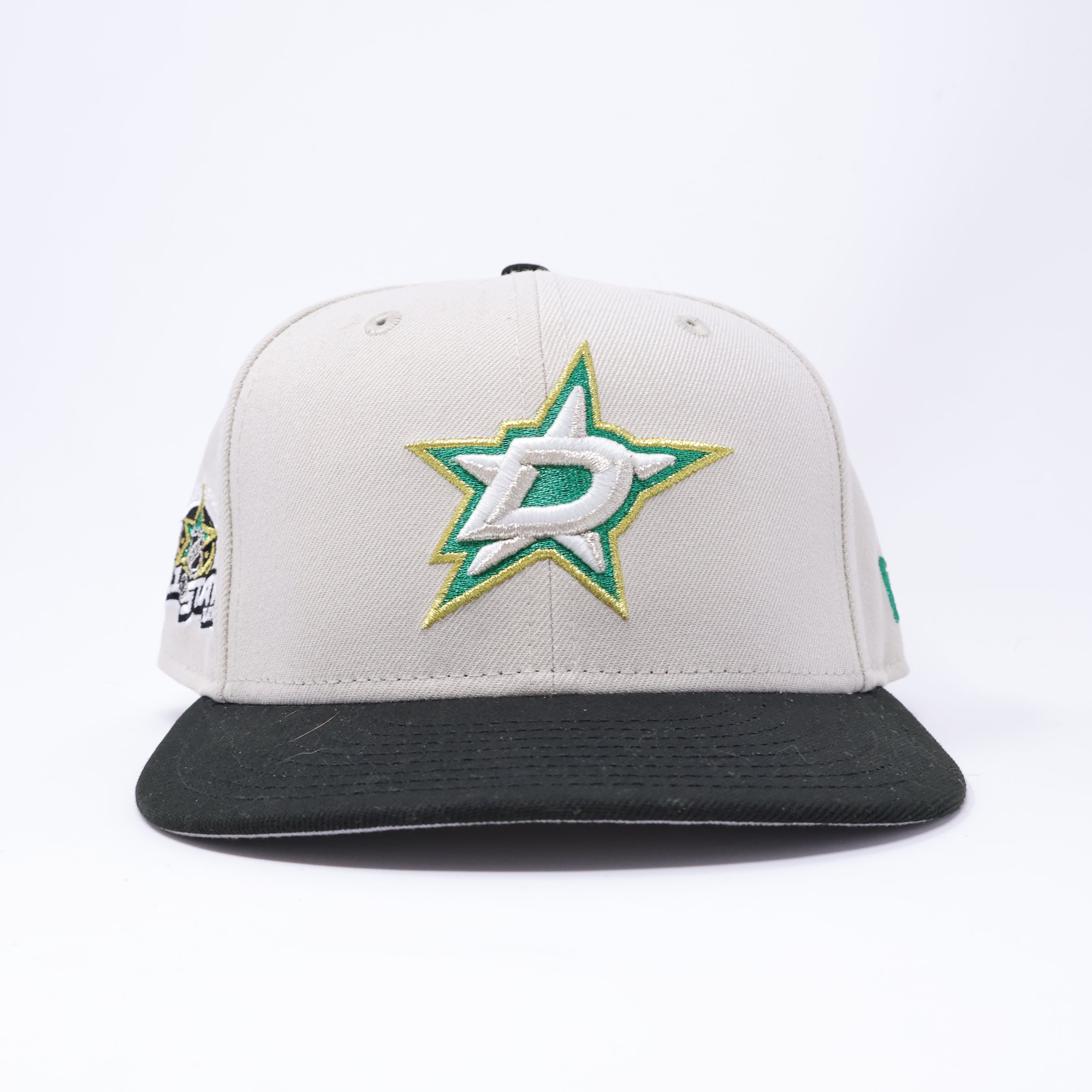 USED 3/8 Chrome Dallas Stars NHL All-Star Game 59fifty New Era Fitted Hat Cap
