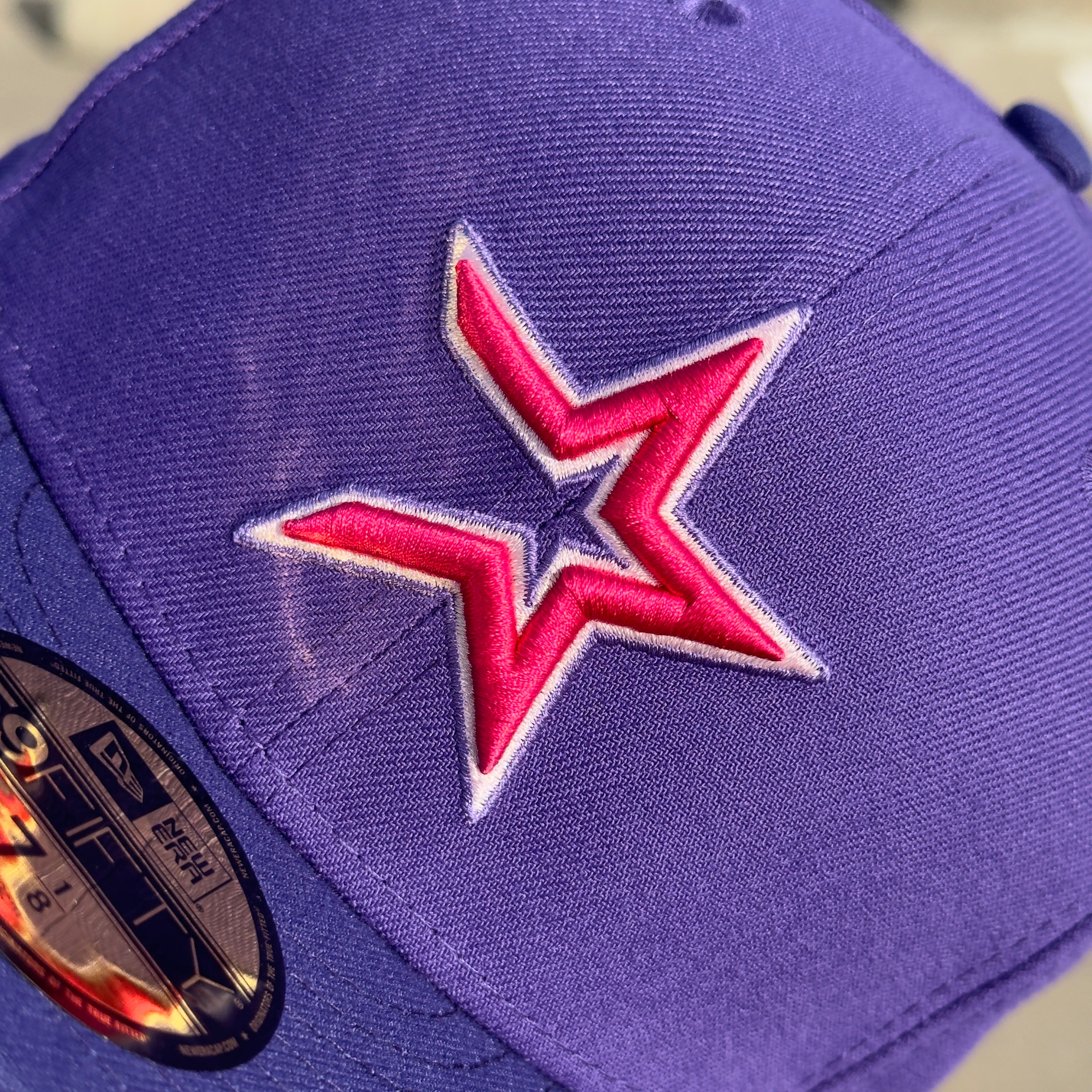 Gorra ajustada marrón Houston Astros Mocha 45 aniversario rosa 59fifty