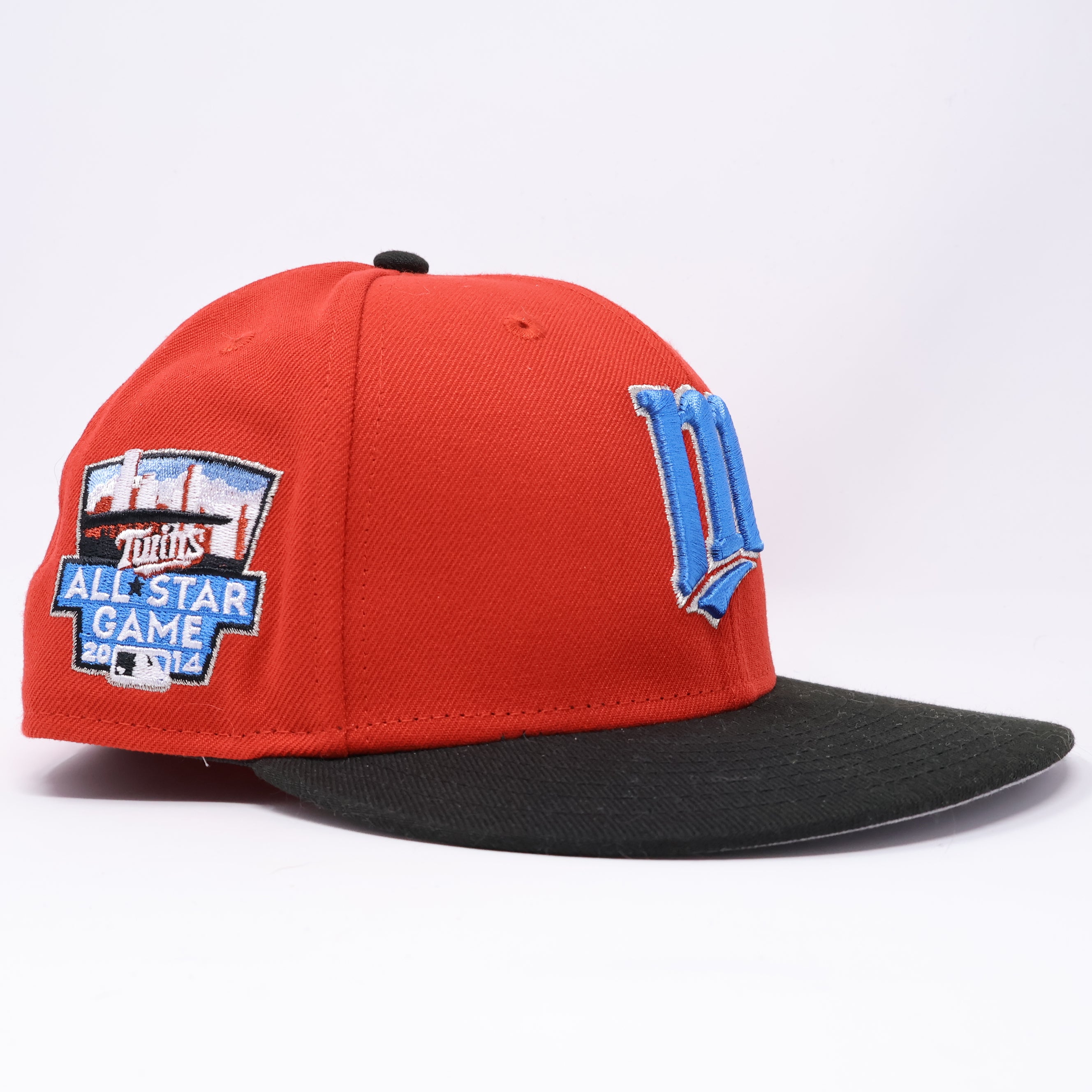 USED 1/4 Red Minnesota Twins 2014 All Star Game 59fifty New Era Fitted Hat Cap
