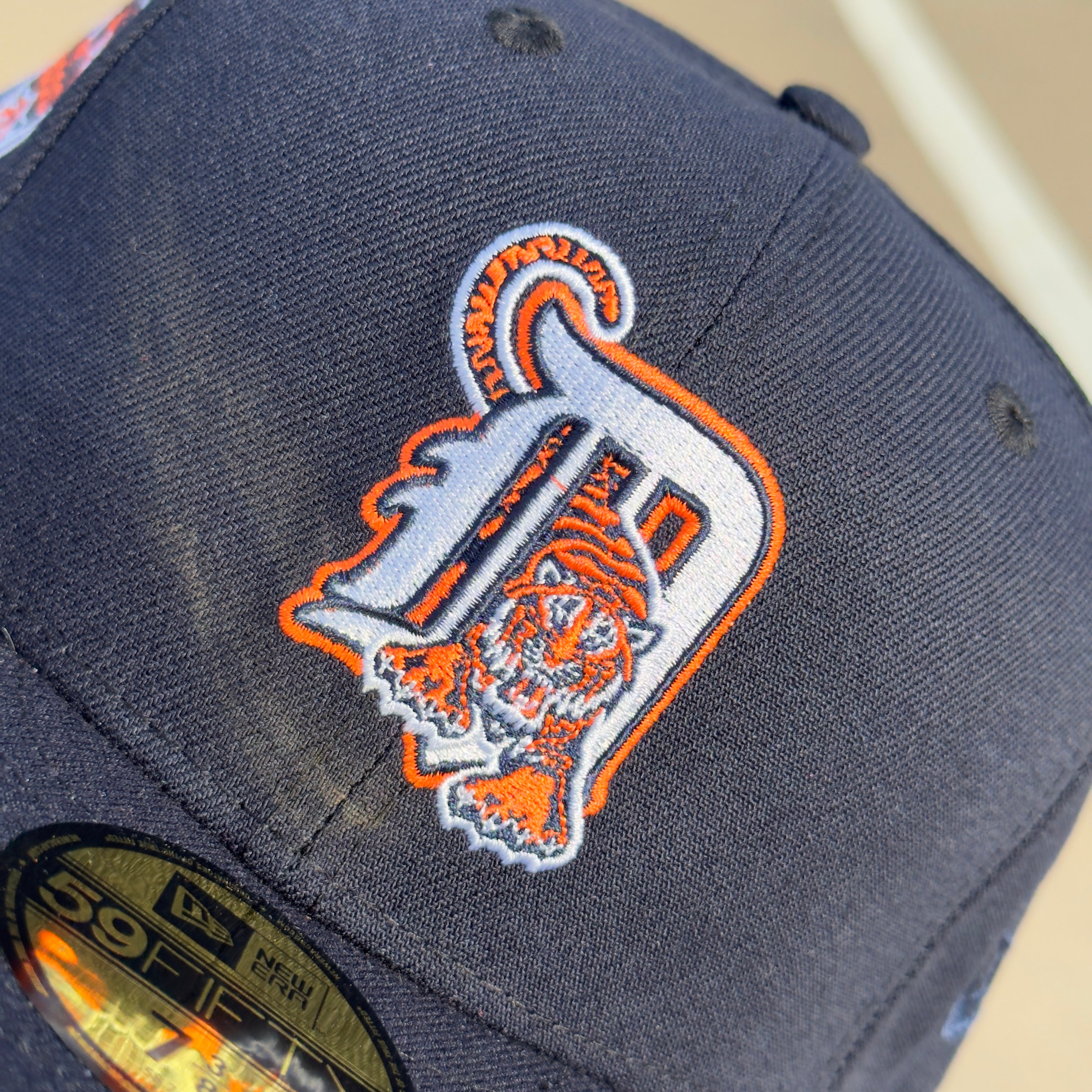 Black Detroit Tigers 2000 Year Side Patch 59fifty New Era Fitted Cap Hat