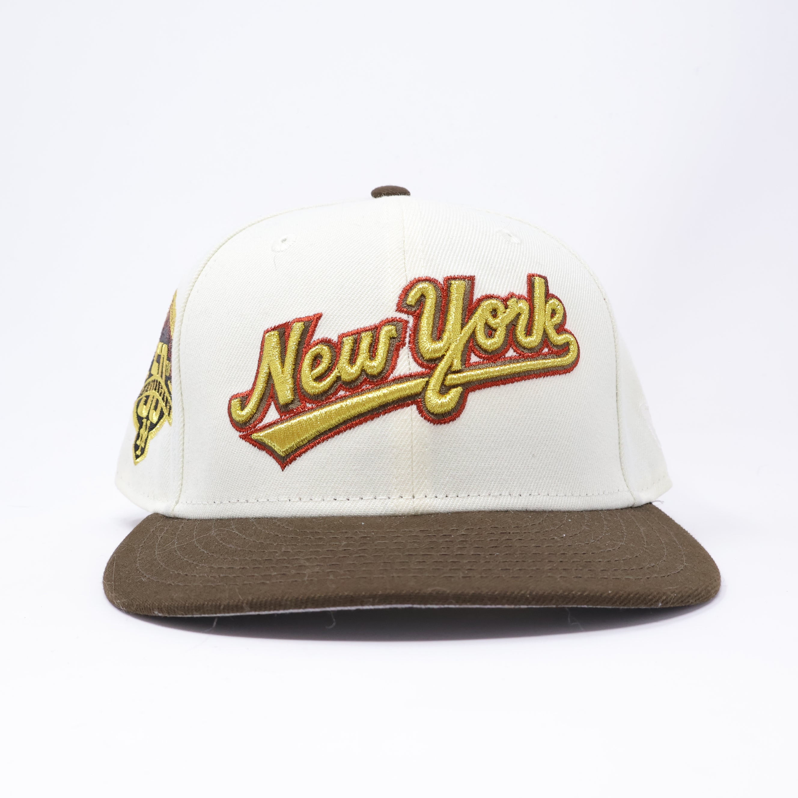 USED 3/8 Chrome New York Mets 50th Anniversary 59fifty New Era Fitted Hat Cap