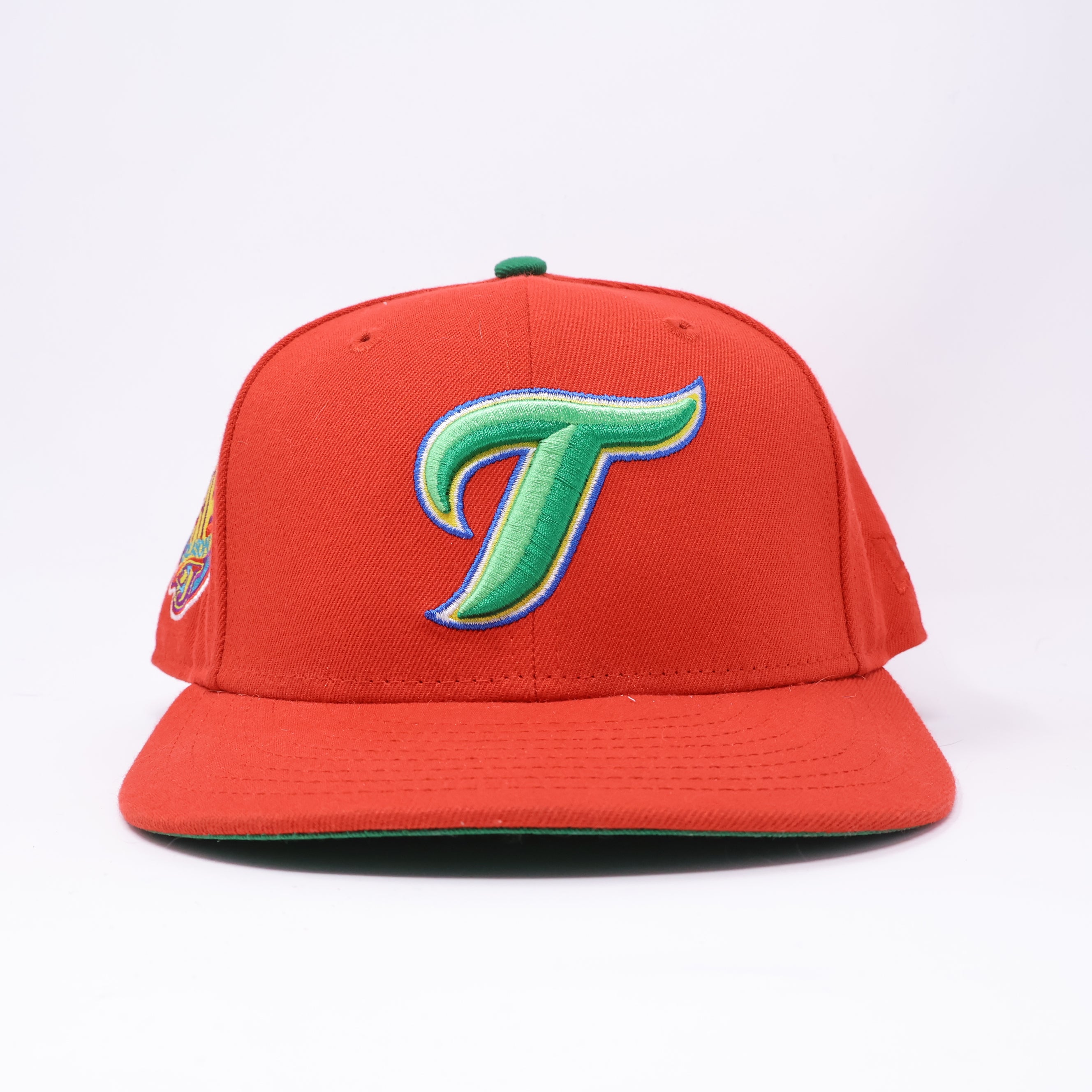 USED 1/2 Red Toronto Blue Jays 30th Season 59fifty New Era Fitted Hat Cap