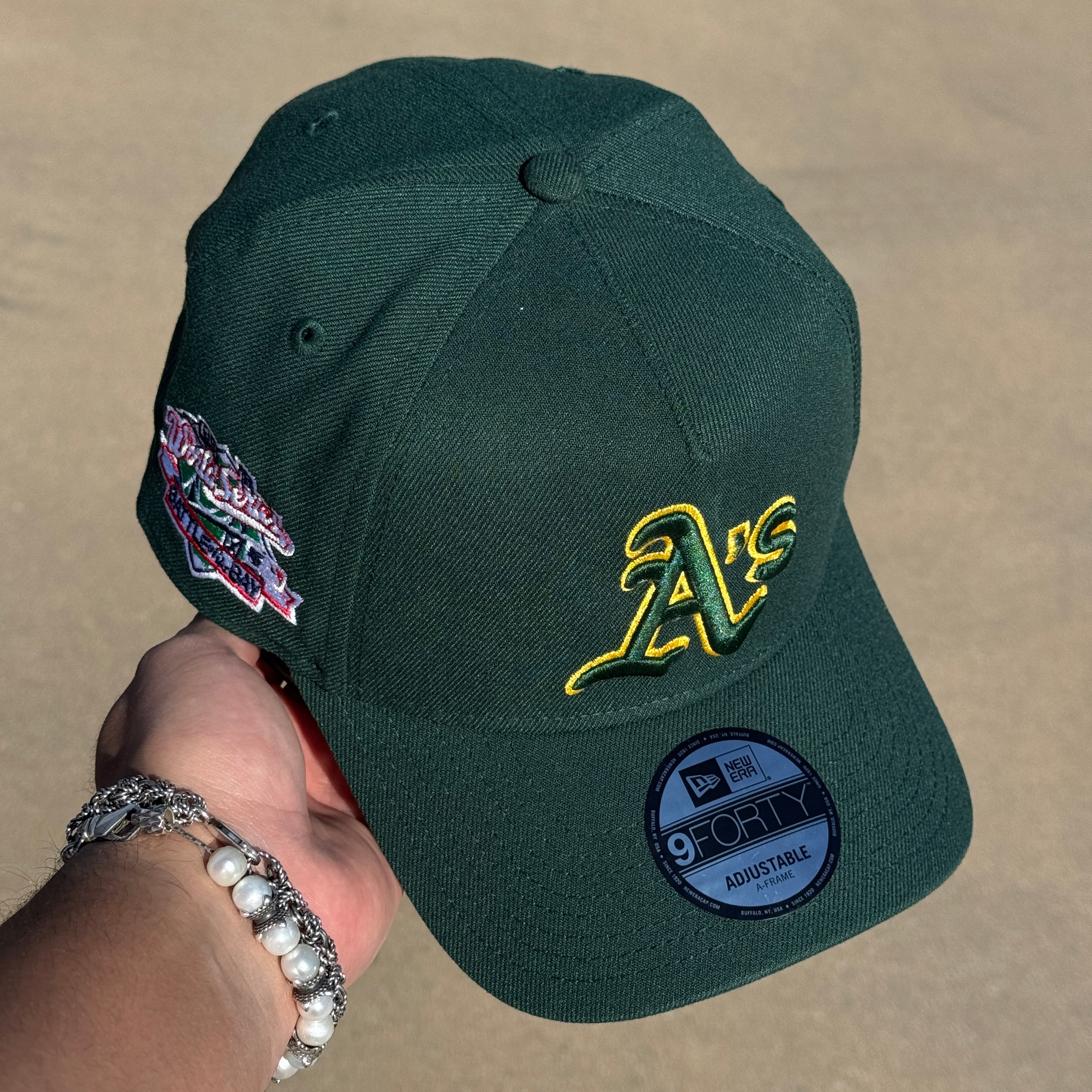 NWT Green Oakland Athletics 1989 World Series 9Forty New Era Adjustable Snapback Hat