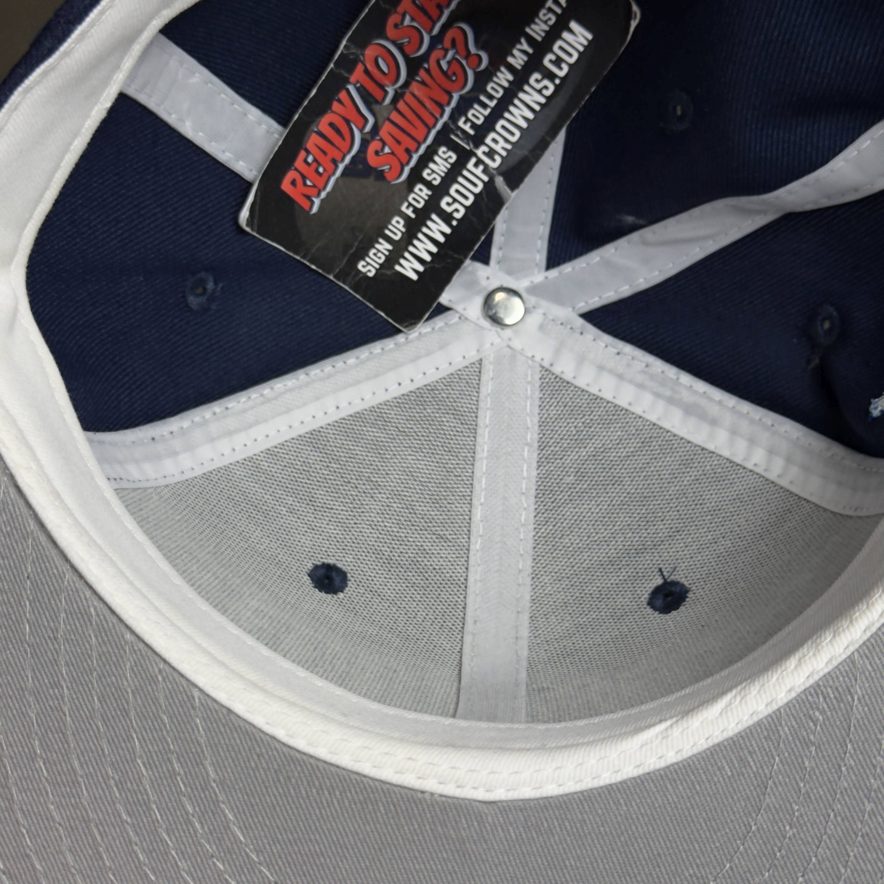 NWT 1/4 Navy Milwaukee Brewers 25th Anniversary 59fifty New Era Fitted Hat Cap