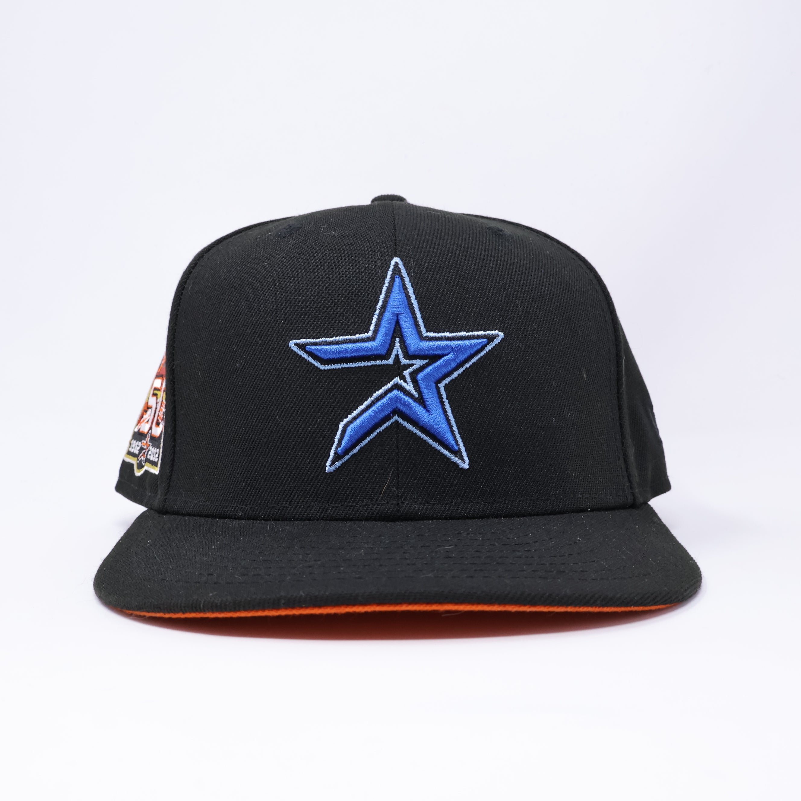 USED 3/8 Black Houston Astros 50th Anniversary 59fifty New Era Fitted Hat Cap