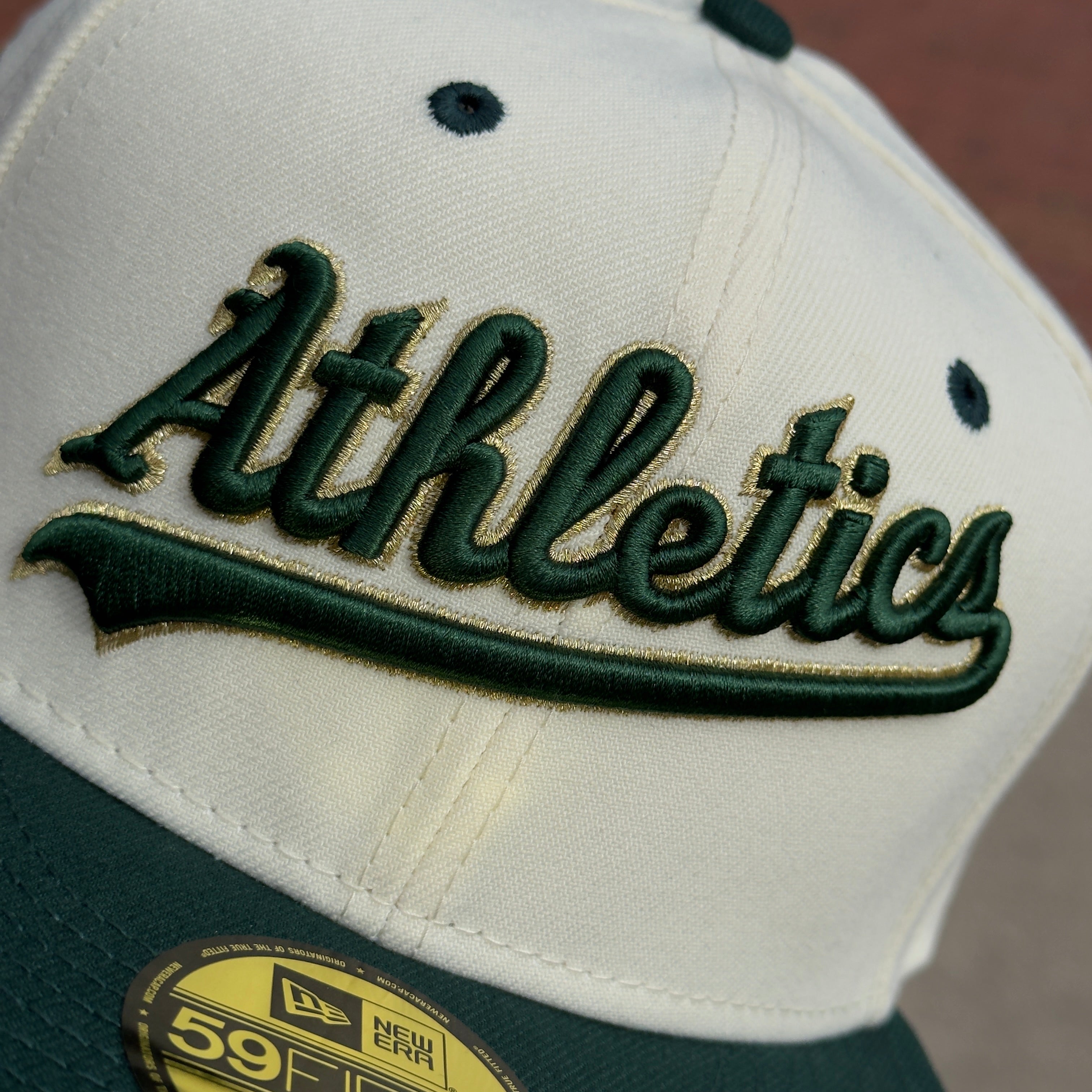 7 5/8 Chrome Oakland Athletics 50 Years 1968 2018 59fifty New Era Fitted Cap Hat