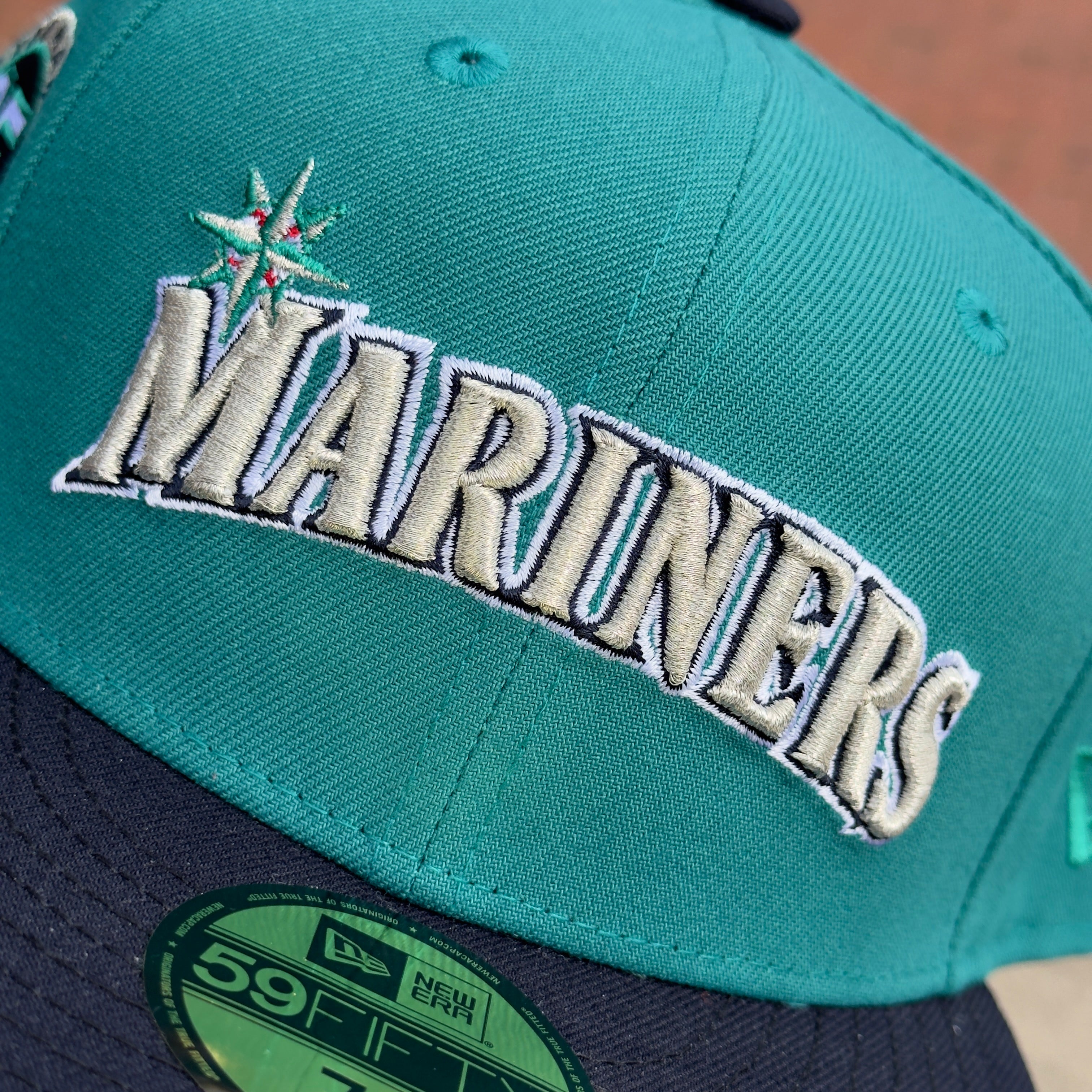 7 5/8 Green Seattle Mariners 35 Years 1977 2012 Hatclub 59fifty New Era Fitted Cap Hat