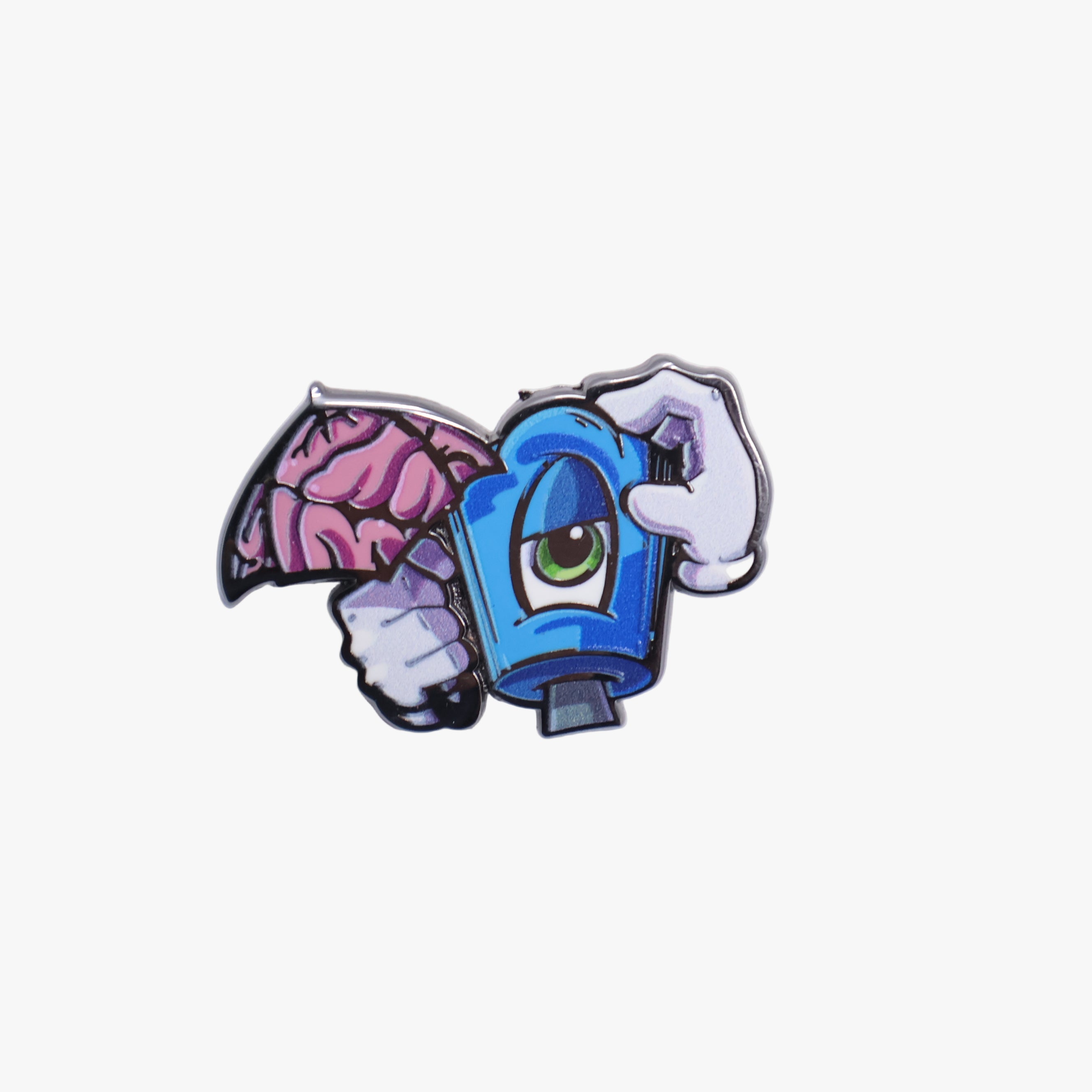UmbrellaHeights Blessd_brimz Blue Cartoon Graphic Pin