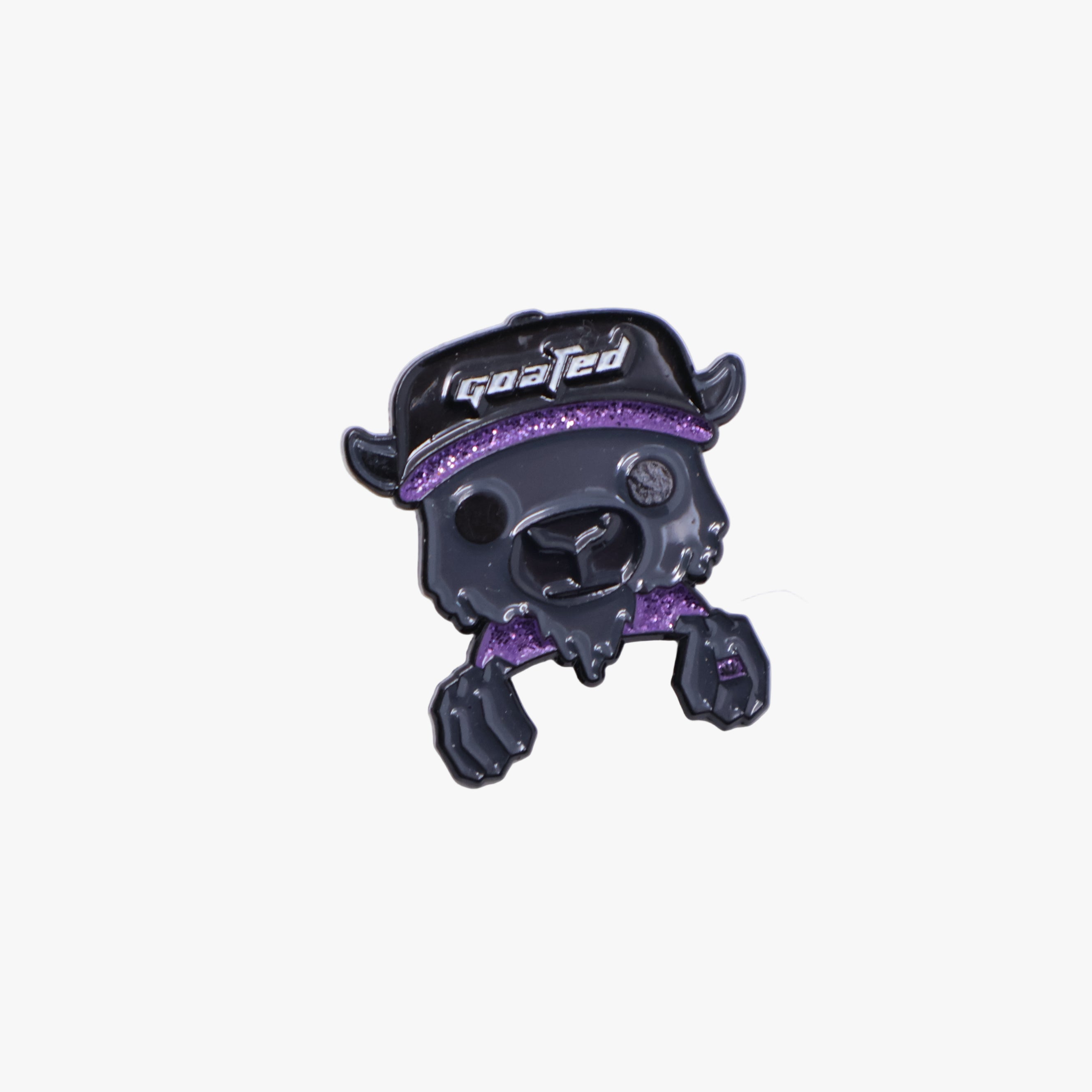 Black/Purple Goated Peeker Pin