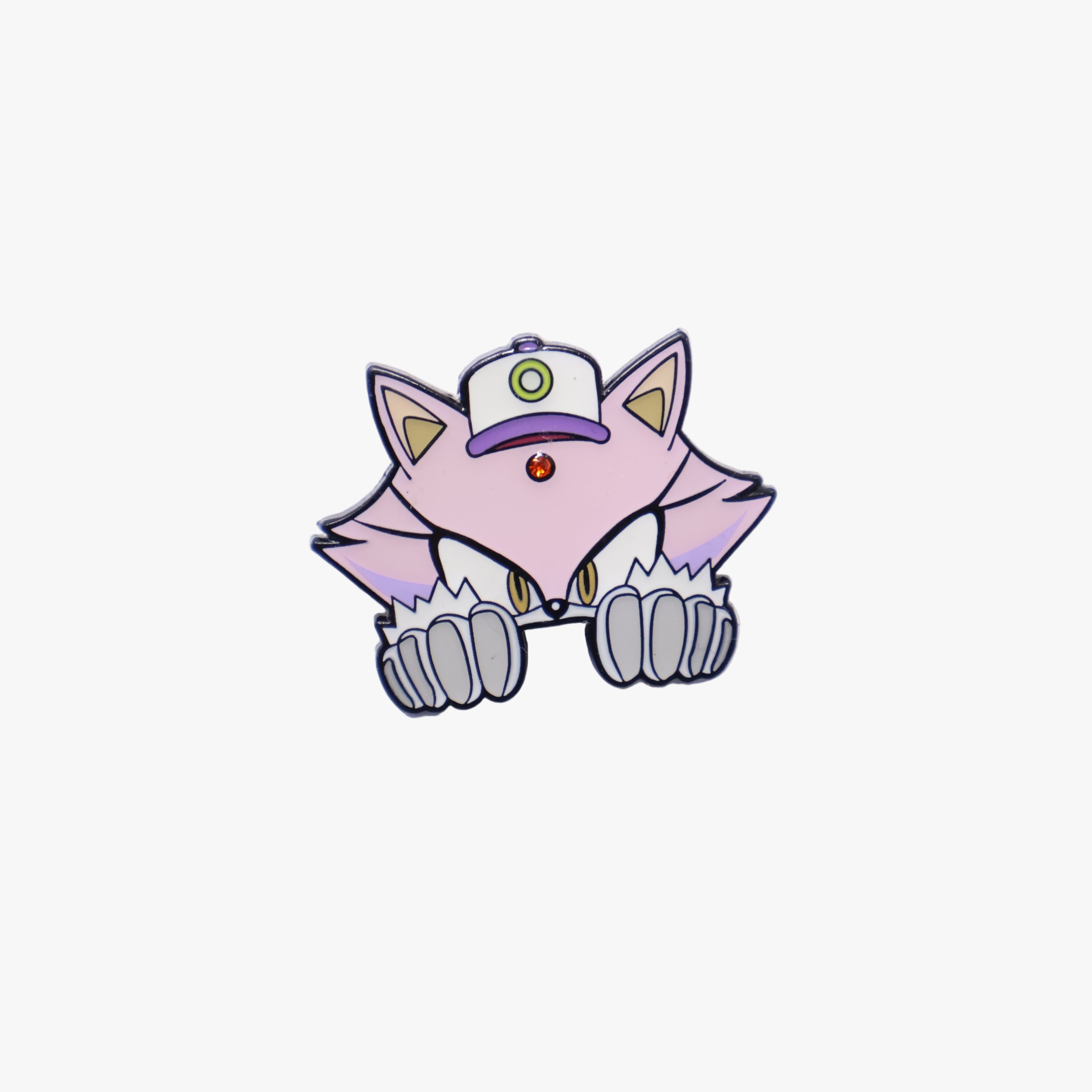 Pink Blaze Peeker Pin