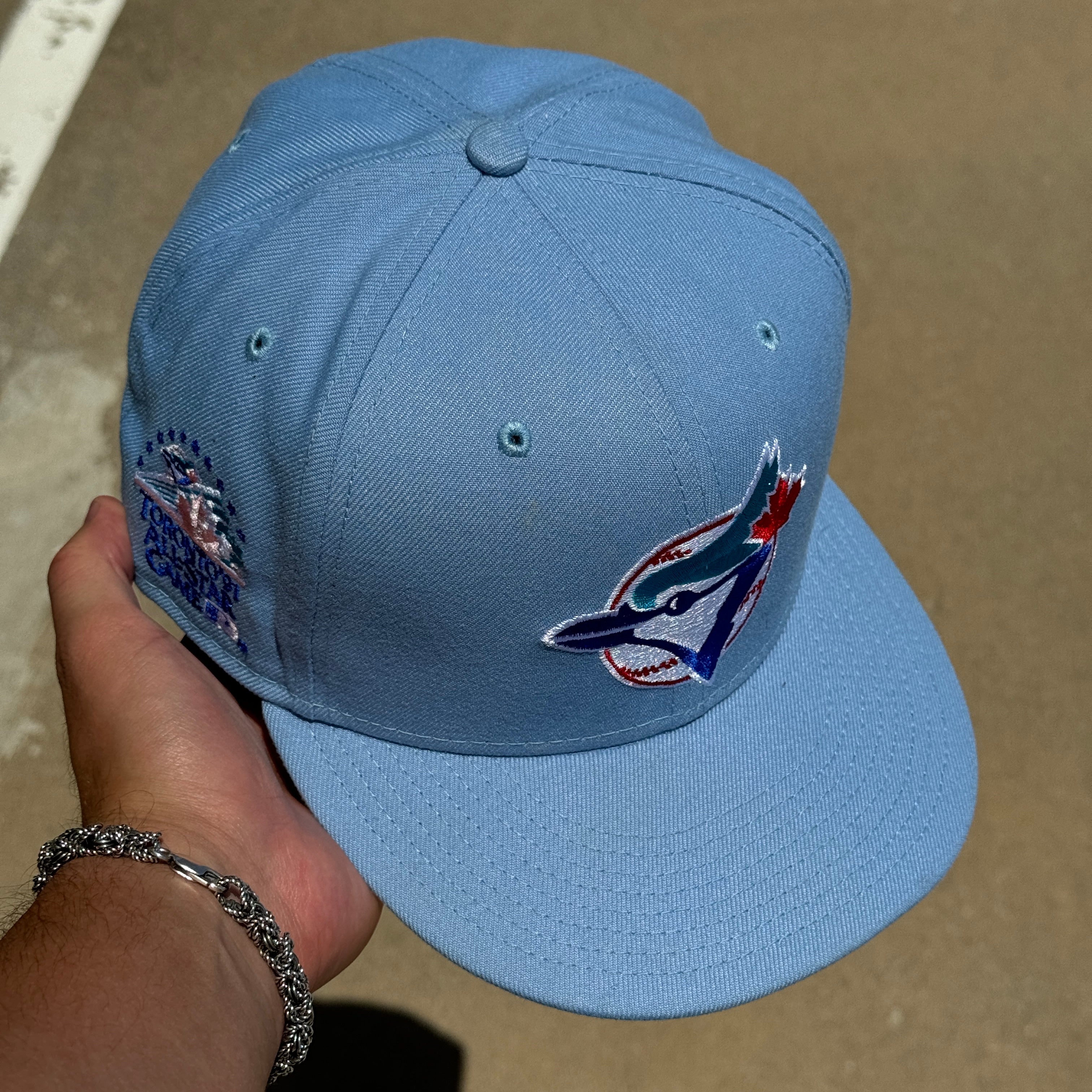 USED 8 Blue Toronto Blue Jays Montreal 91 All Star Game 59fifty New Era Fitted Hat Cap