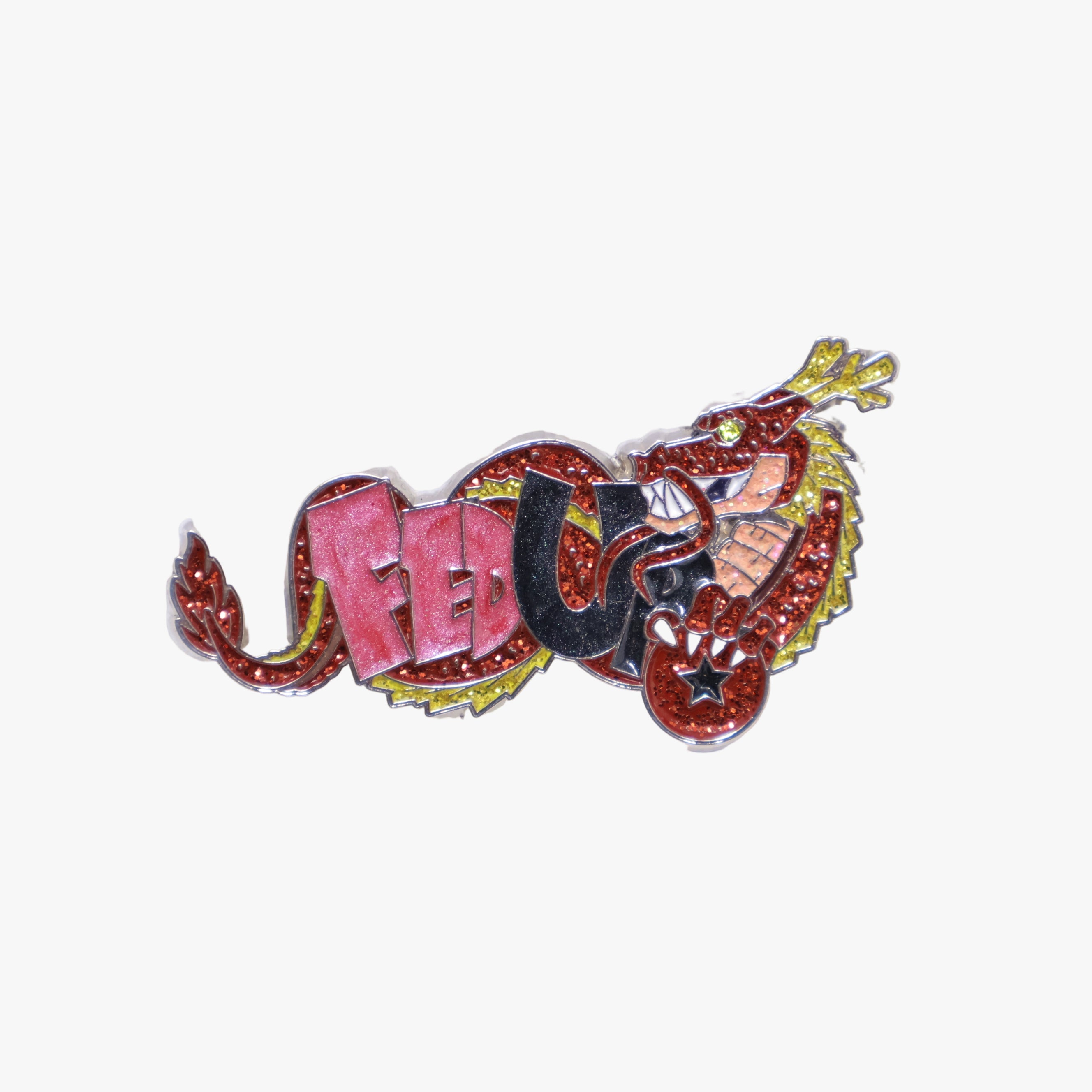 Cappaveil DBZ FedUp Graphic Pin (Multiple Colors)