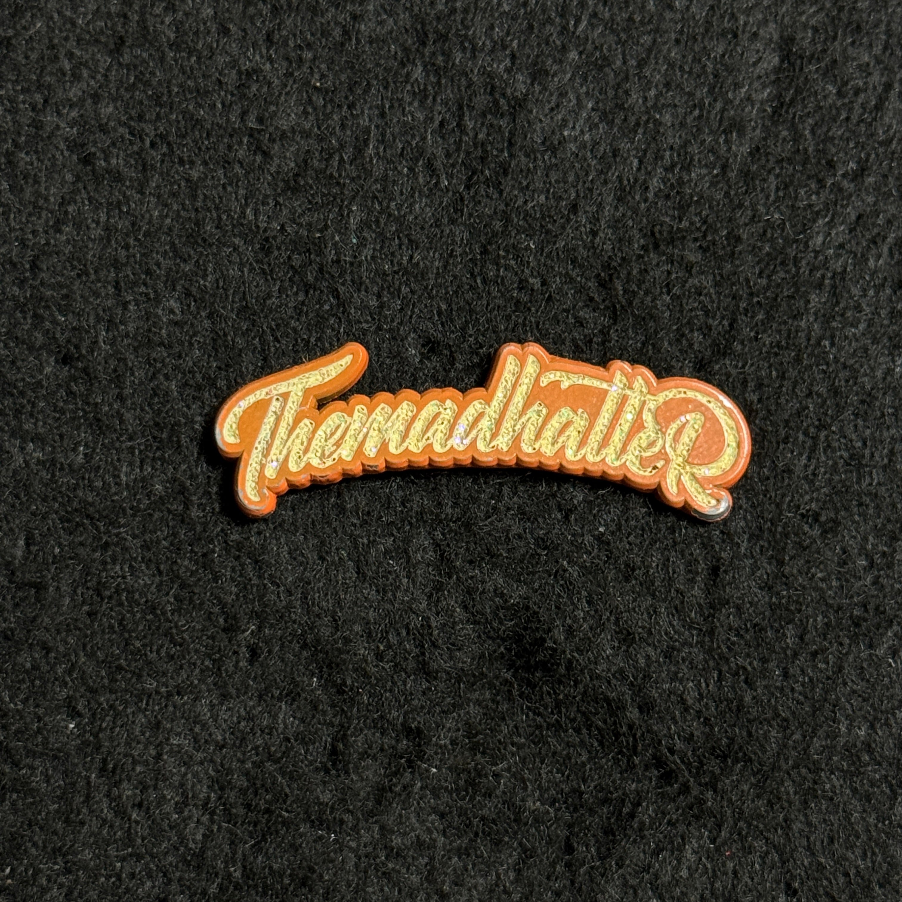 Caramel "ThemadhaterR" Script Pin