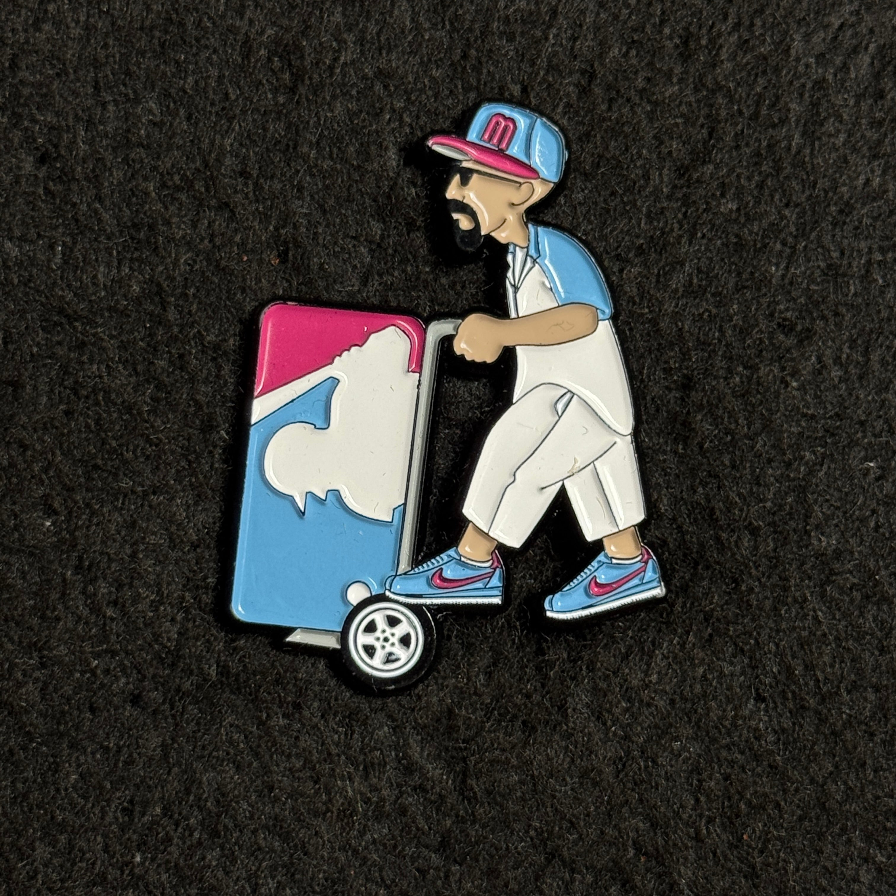 Mexican WBC Icecream Vendor Graphic Pin