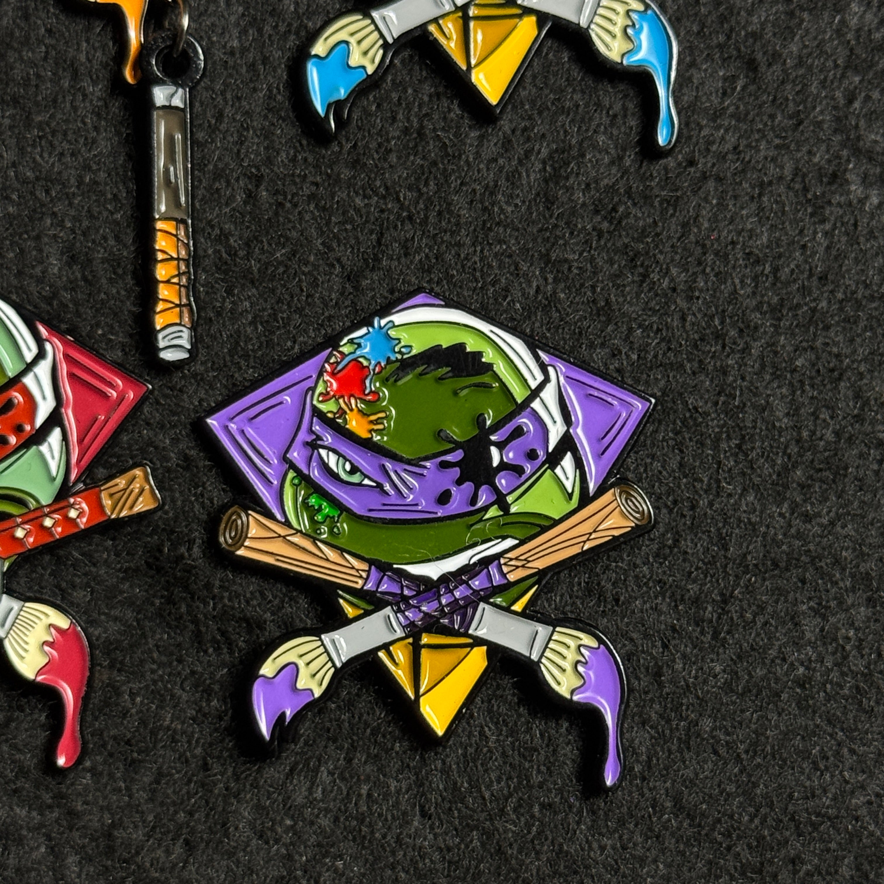 TMNT Turtles Pin Set Graphic Pin